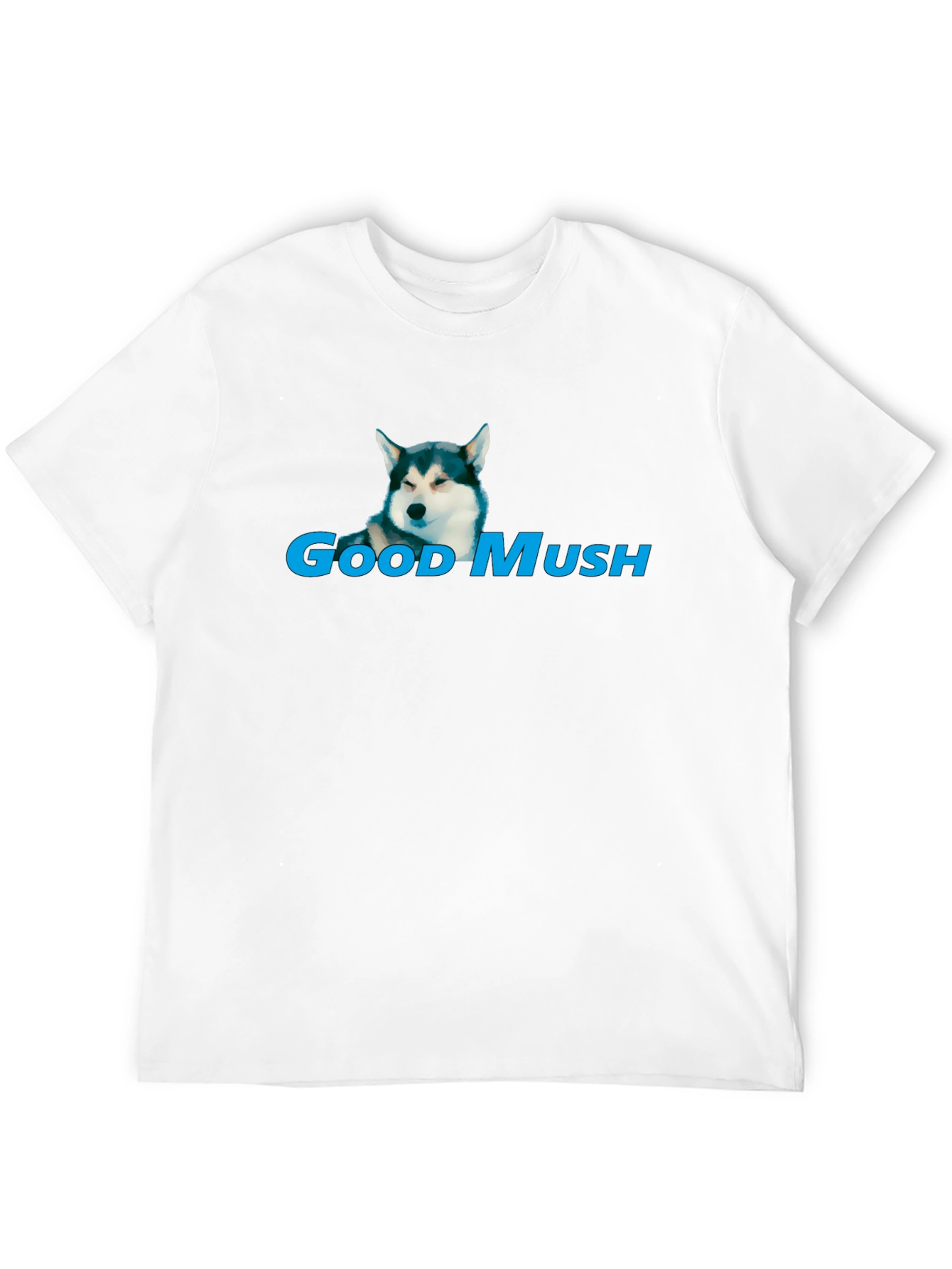 Good Mush Husky Graphic Black T-Shirt