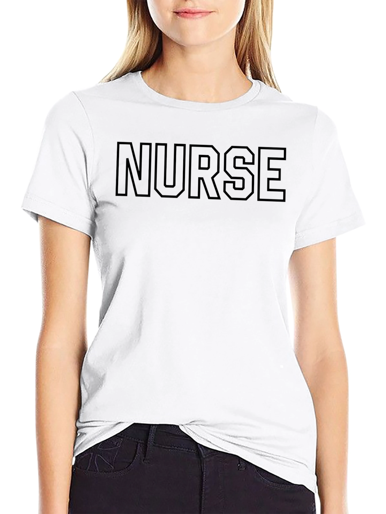Nurse Graphic Tee - Classic Black