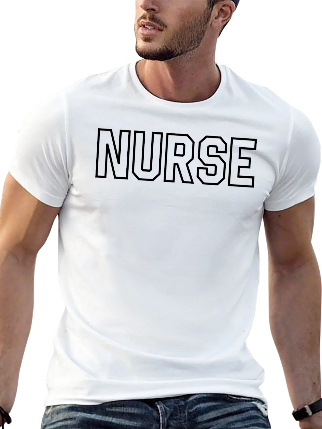 Nurse Graphic Tee - Classic Black