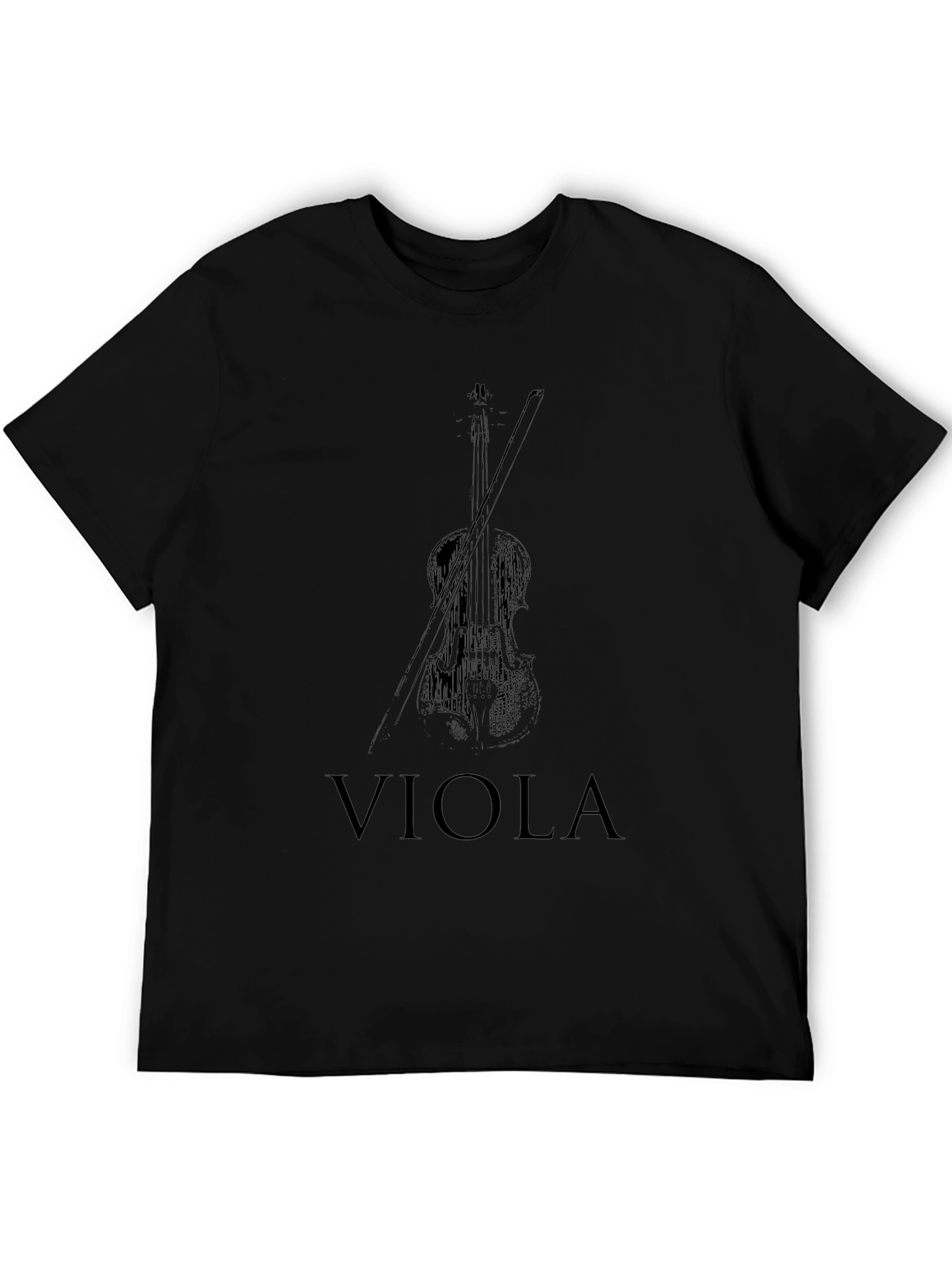 Viola Music T-Shirt - Instrument Graphic Tee