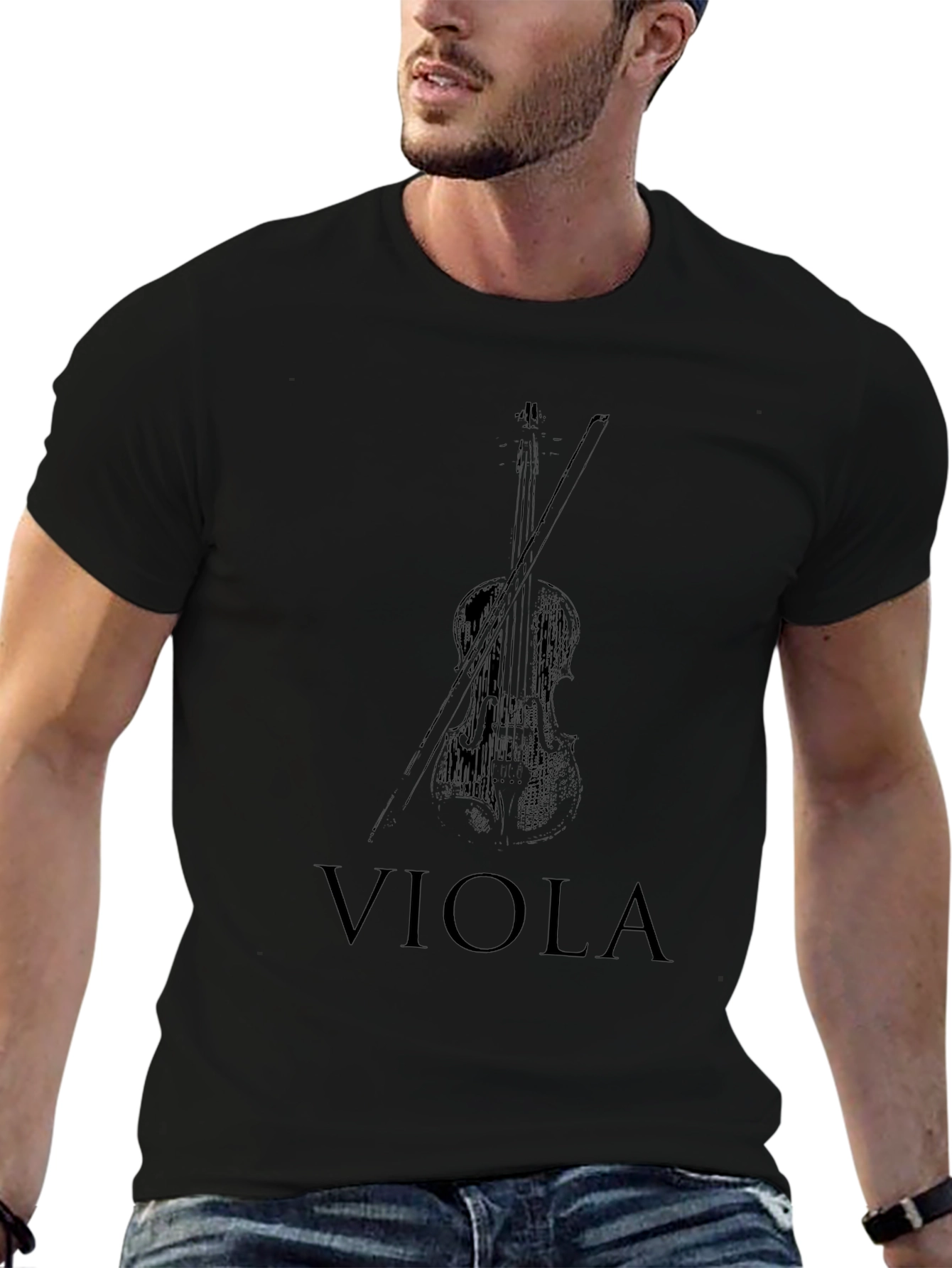 Viola Music T-Shirt - Instrument Graphic Tee