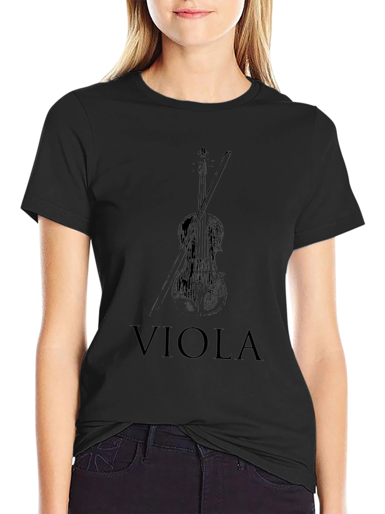 Viola Music T-Shirt - Instrument Graphic Tee