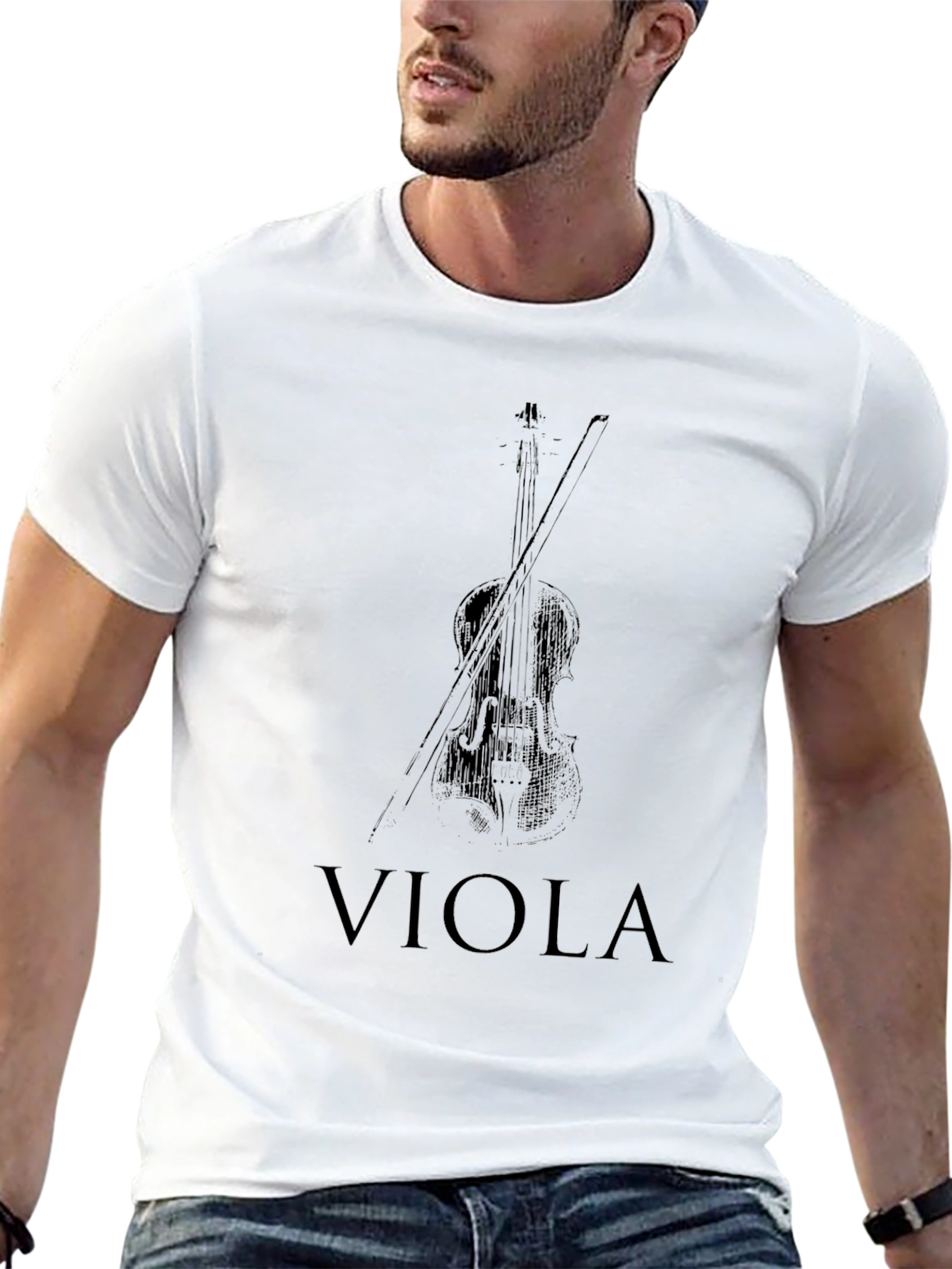 Viola Music T-Shirt - Instrument Graphic Tee