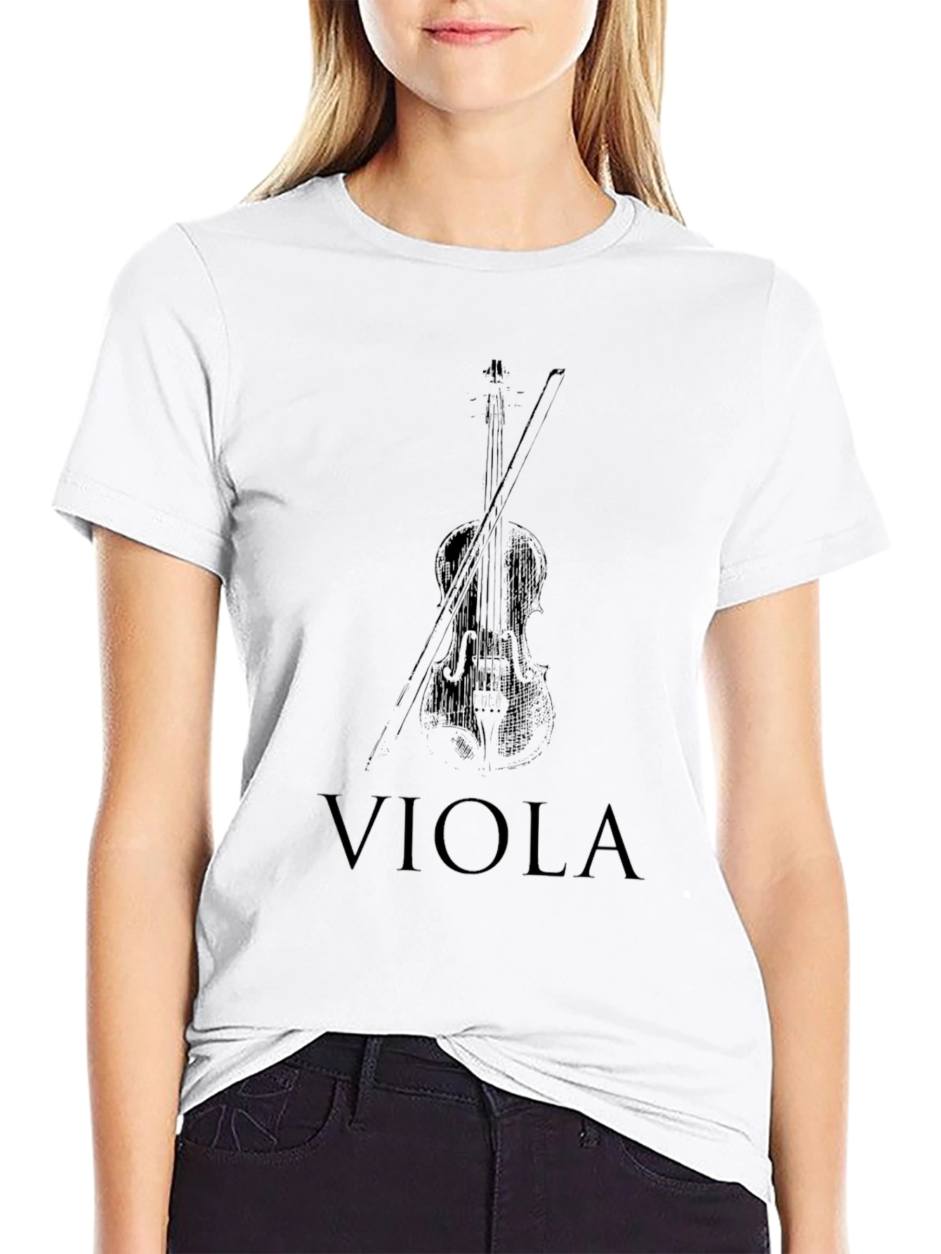 Viola Music T-Shirt - Instrument Graphic Tee