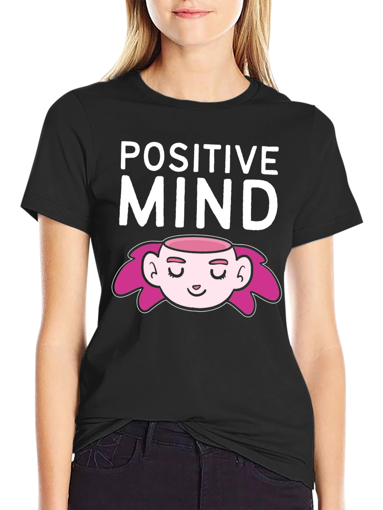 Positive Mind Graphic T-Shirt