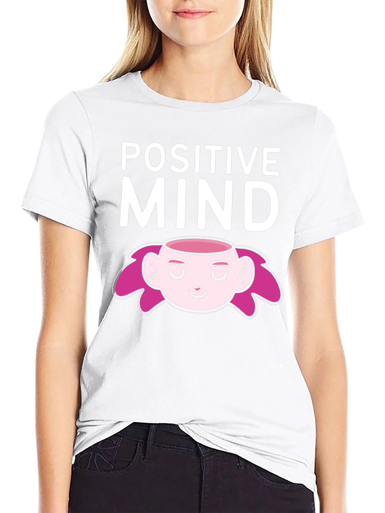 Positive Mind Graphic T-Shirt