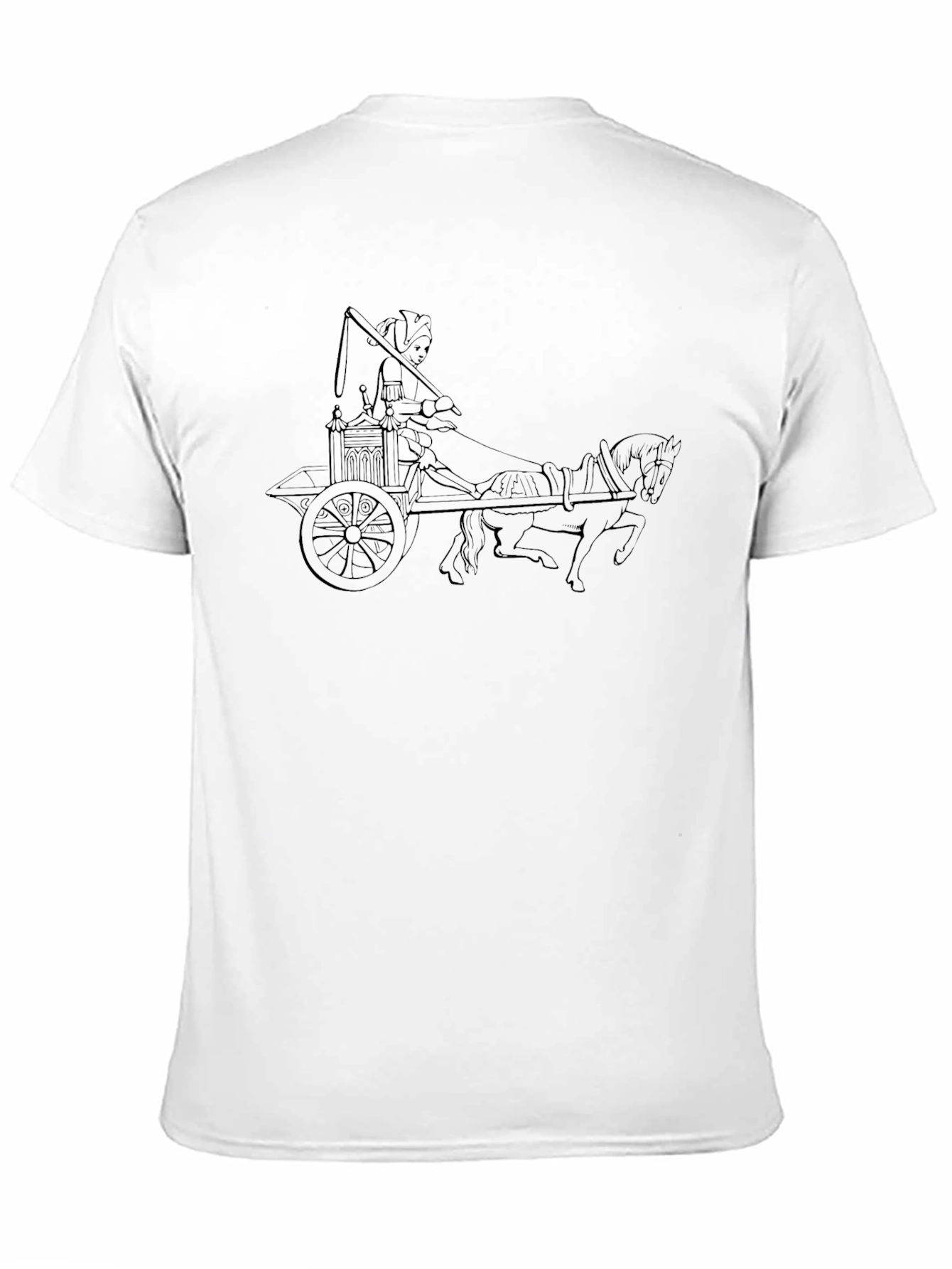 Chariot Graphic T-Shirt - Mens Black Tee
