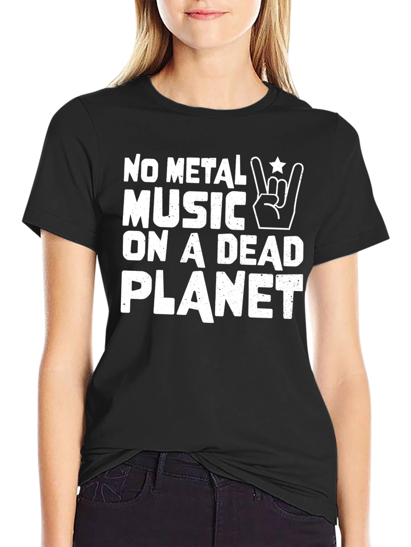 No Metal Music On A Dead Planet T-Shirt