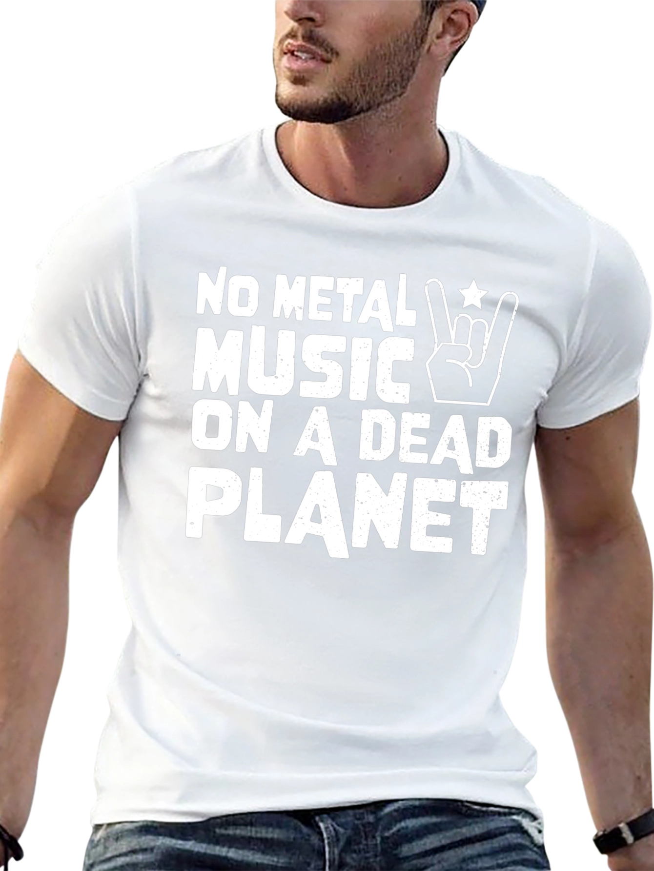 No Metal Music On A Dead Planet T-Shirt