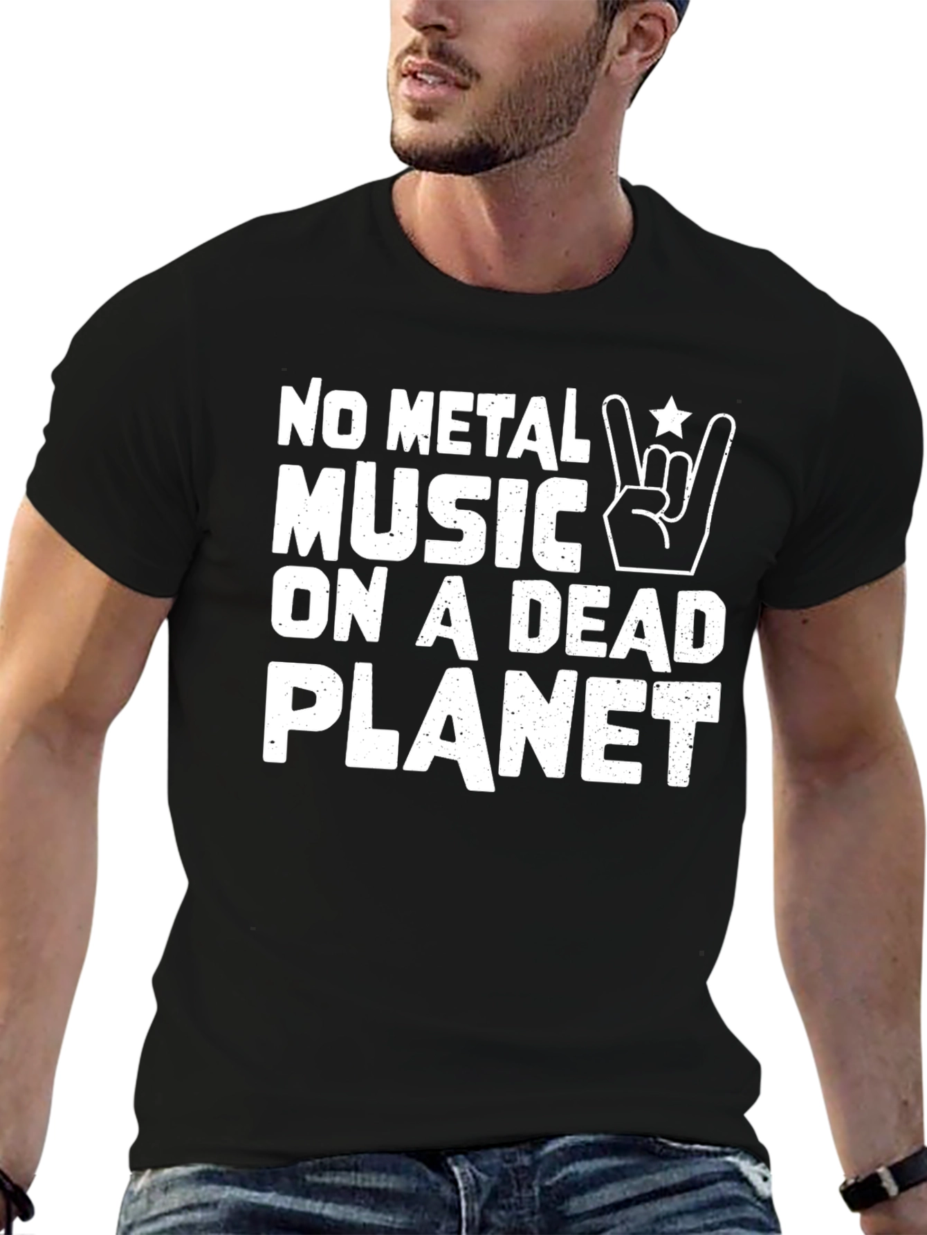 No Metal Music On A Dead Planet T-Shirt