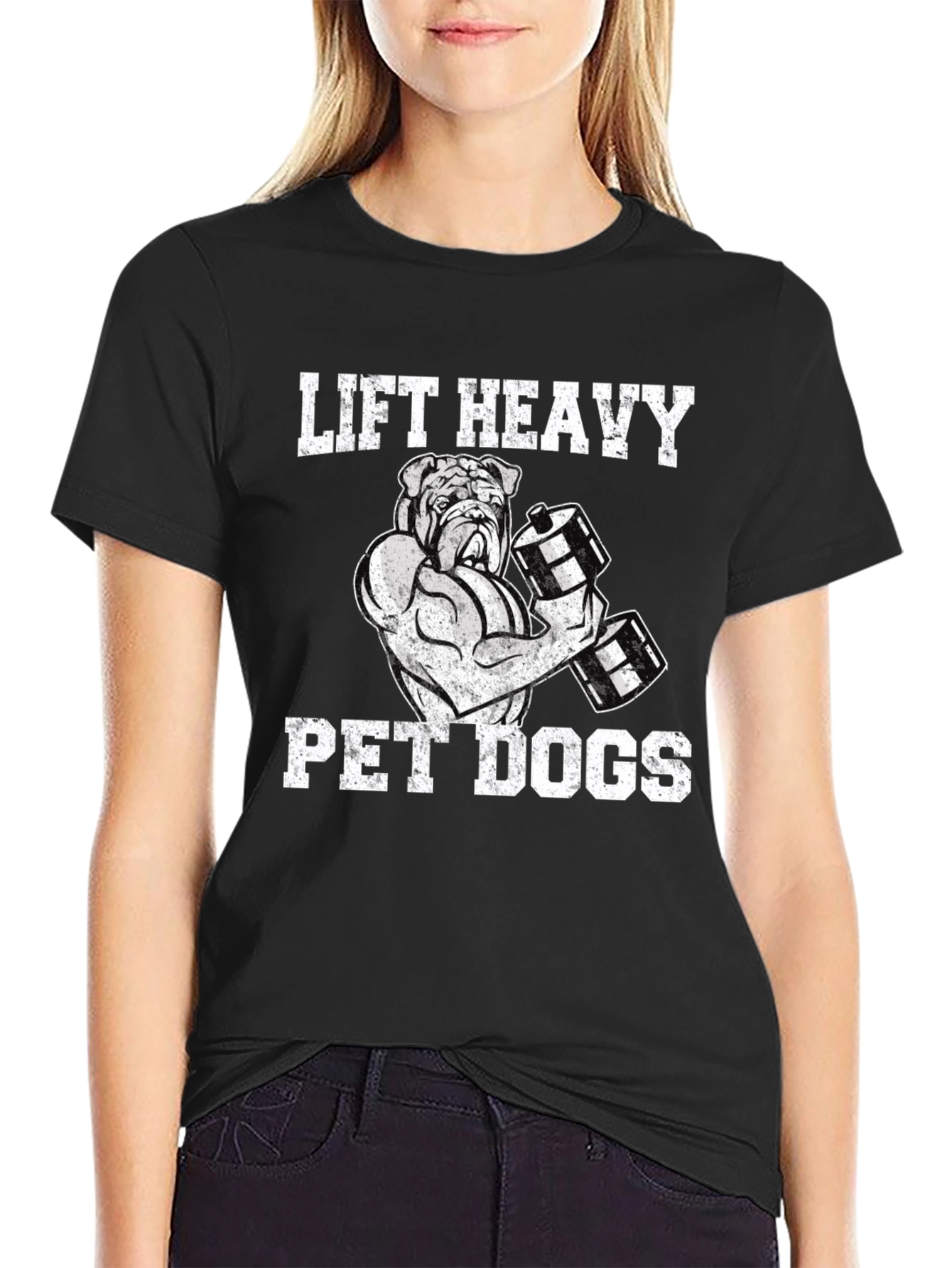 Lift Heavy Pet Dogs T-Shirt