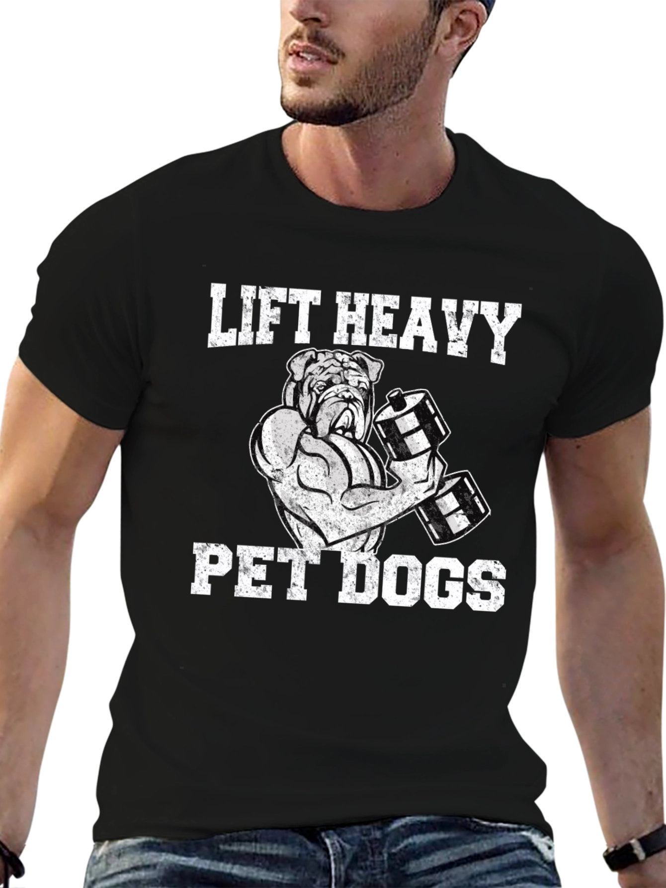 Lift Heavy Pet Dogs T-Shirt