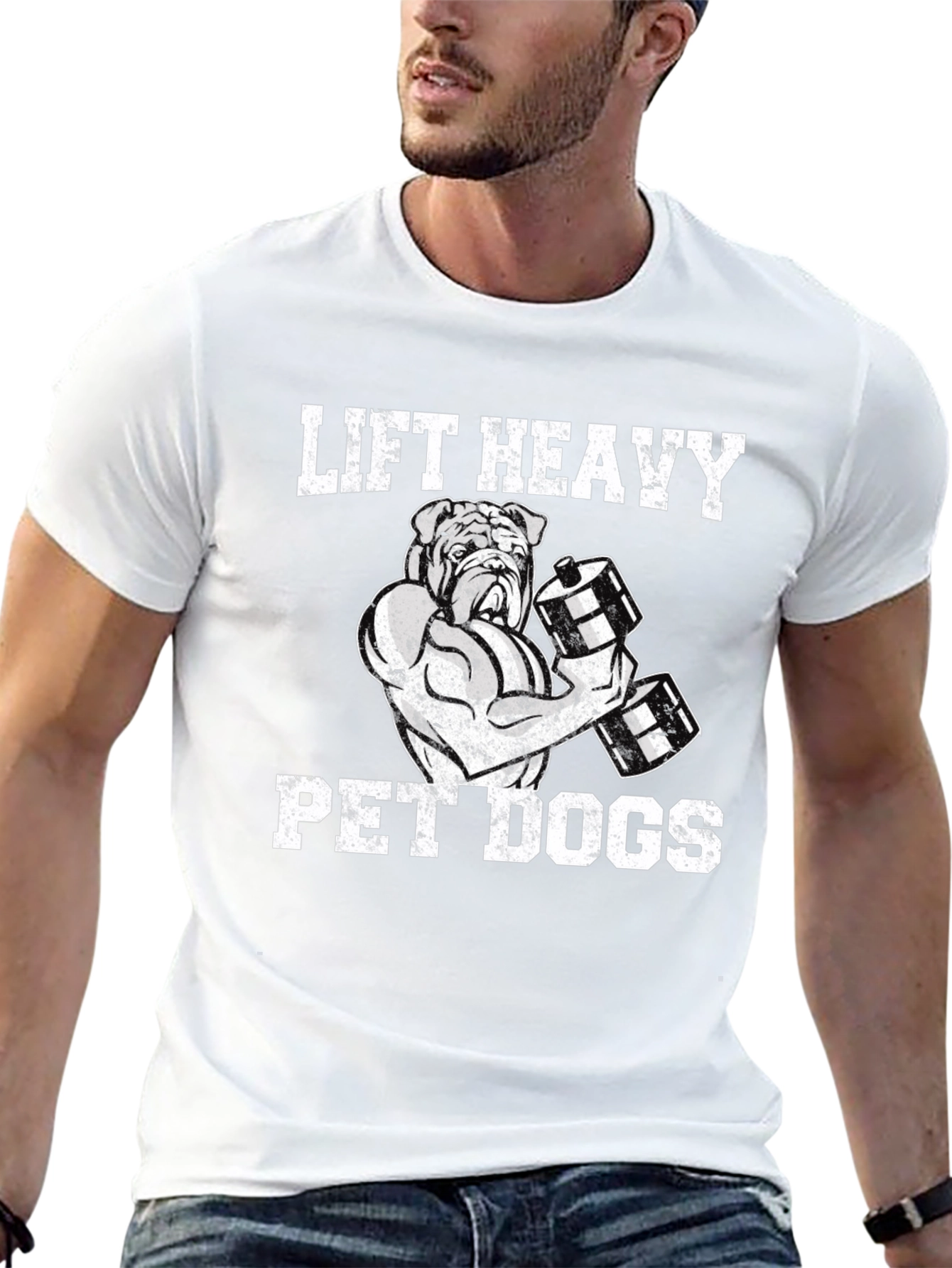 Lift Heavy Pet Dogs T-Shirt