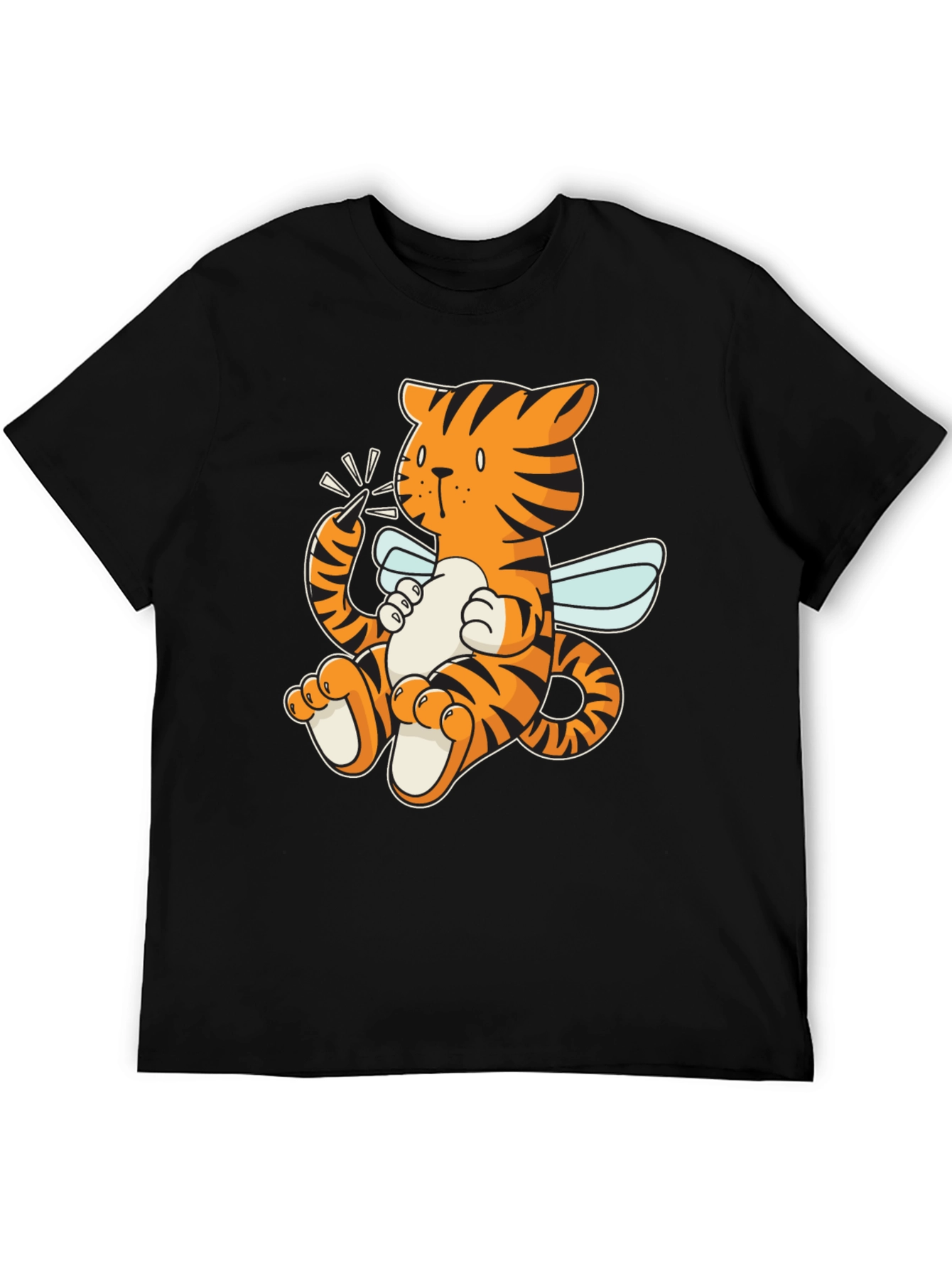 Tiger Bee Graphic T-Shirt - Fun & Unique Design