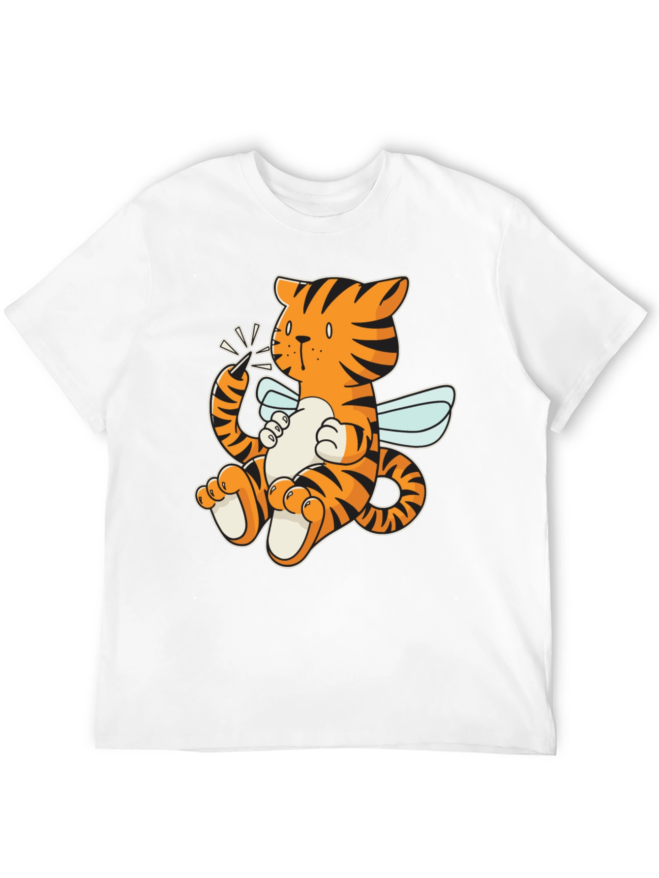 Tiger Bee Graphic T-Shirt - Fun & Unique Design