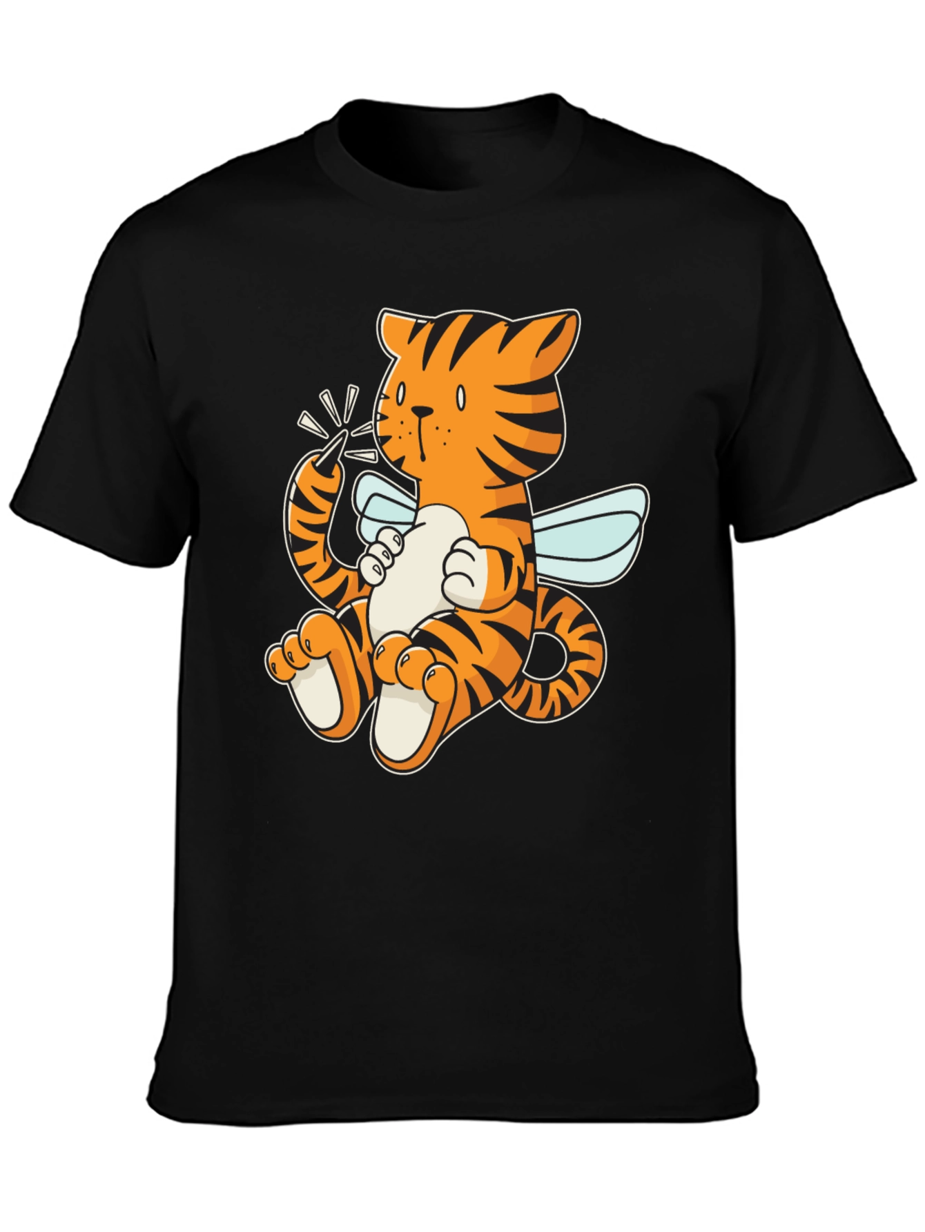 Tiger Bee Graphic T-Shirt - Fun & Unique Design