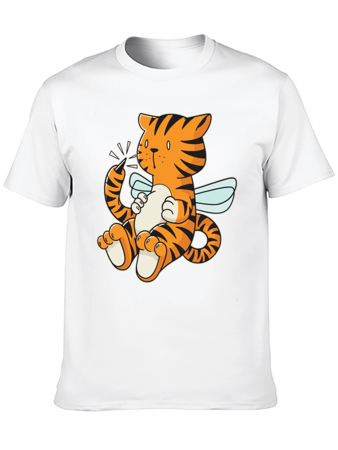 Tiger Bee Graphic T-Shirt - Fun & Unique Design