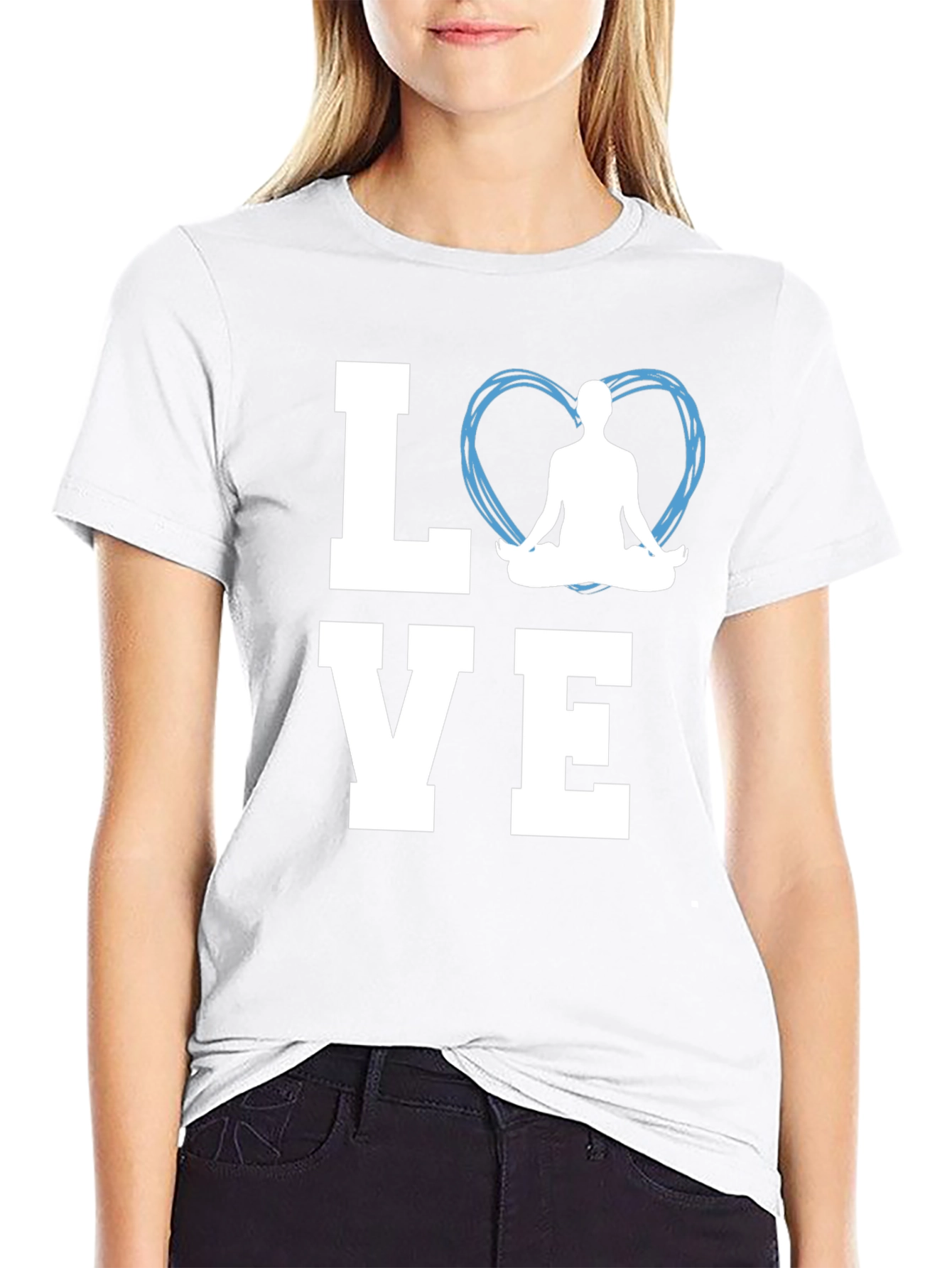 Yoga Love T-Shirt - Meditate in Style