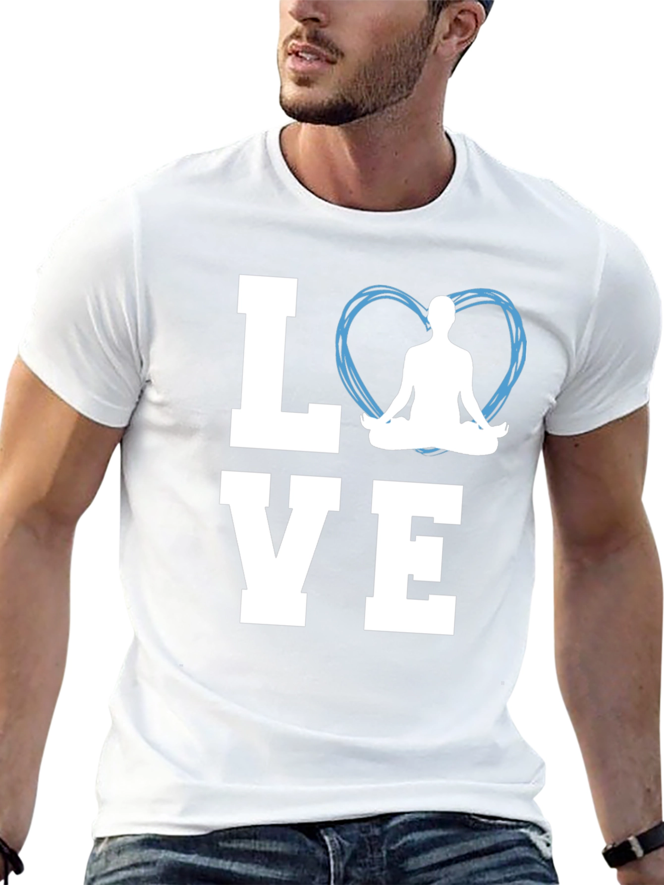 Yoga Love T-Shirt - Meditate in Style