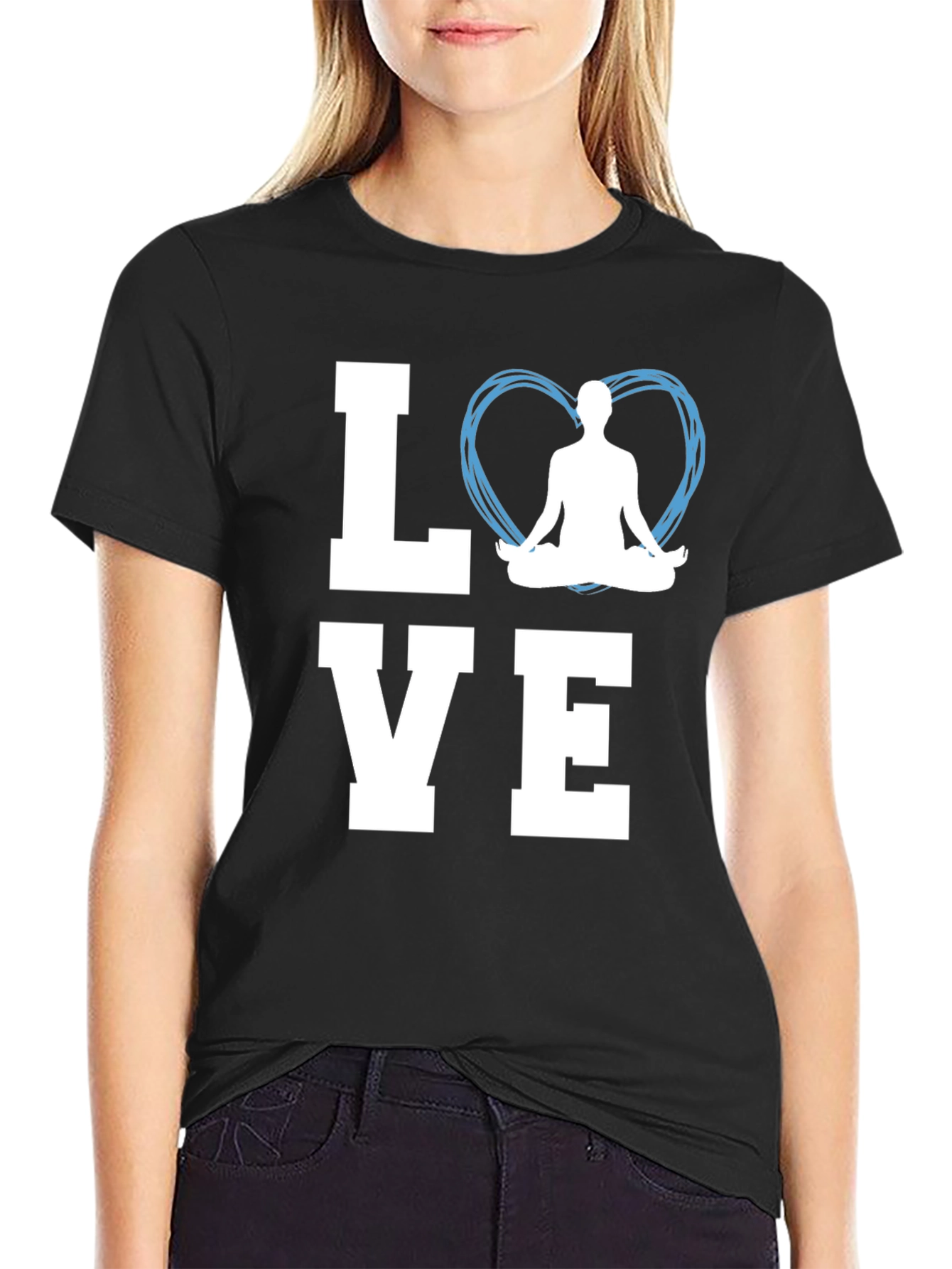 Yoga Love T-Shirt - Meditate in Style