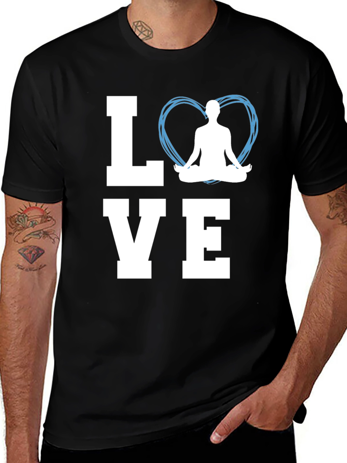 Yoga Love T-Shirt - Meditate in Style
