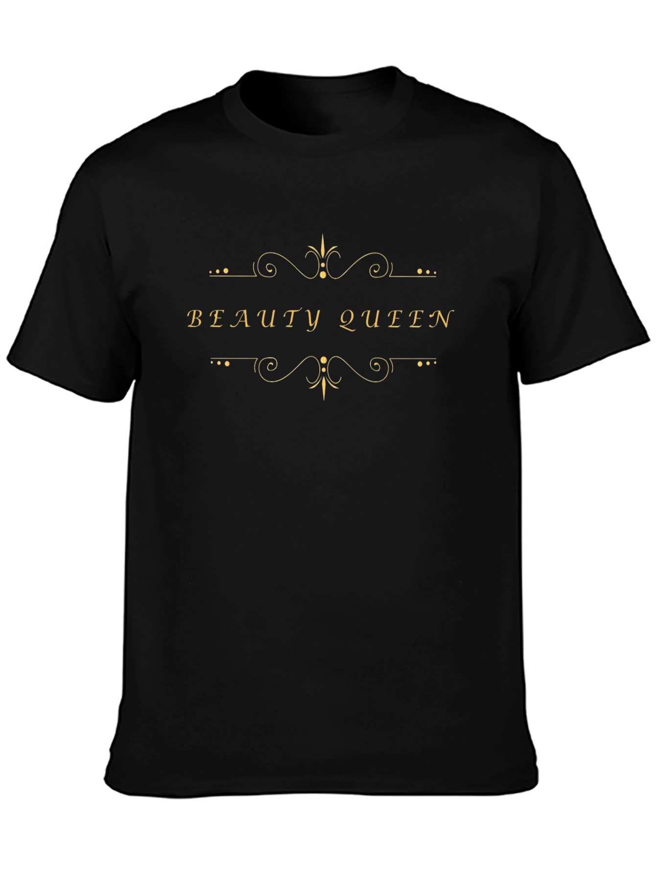Beauty Queen Black T-Shirt