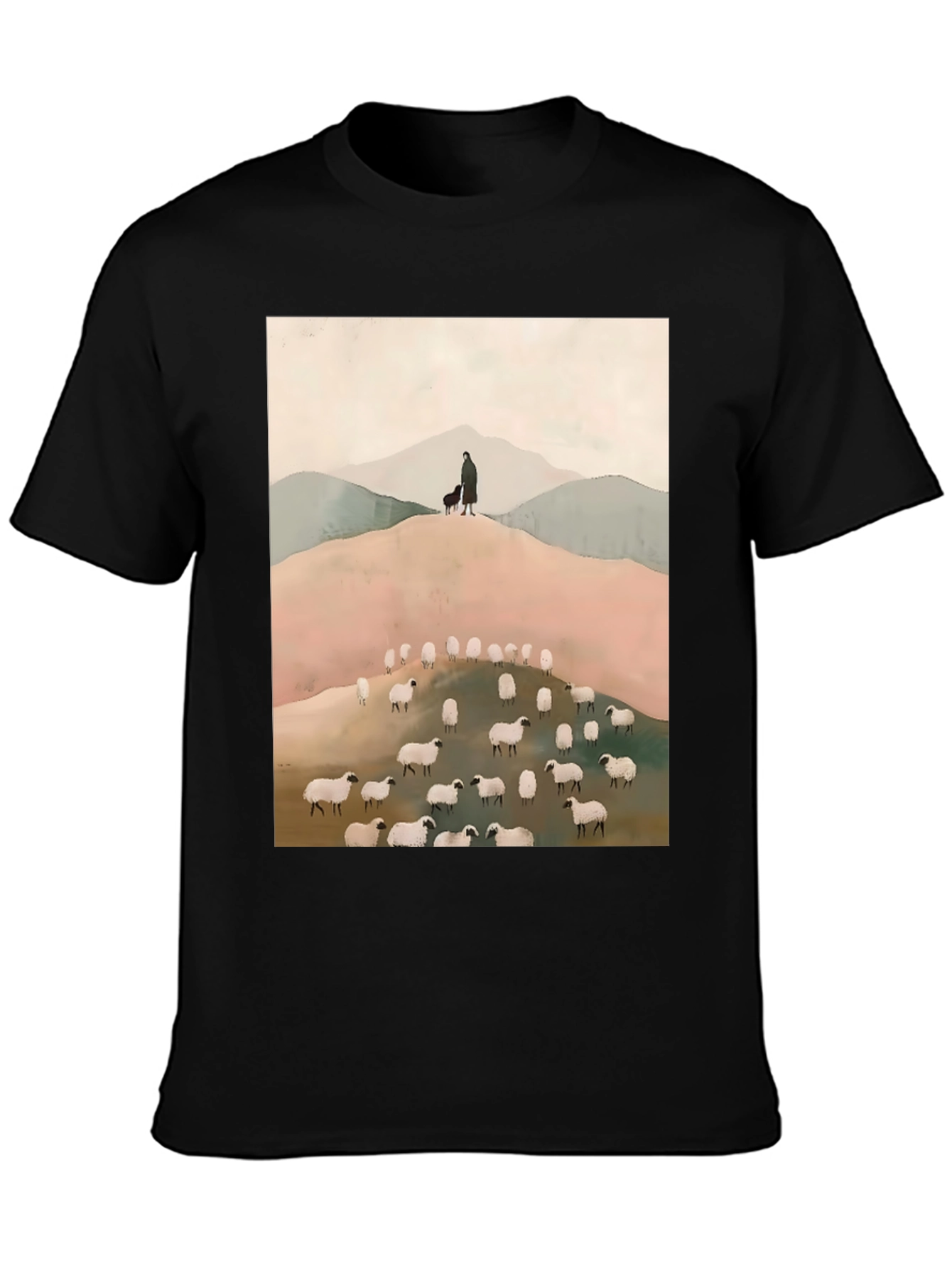 Shepherd and Sheep Graphic Tee