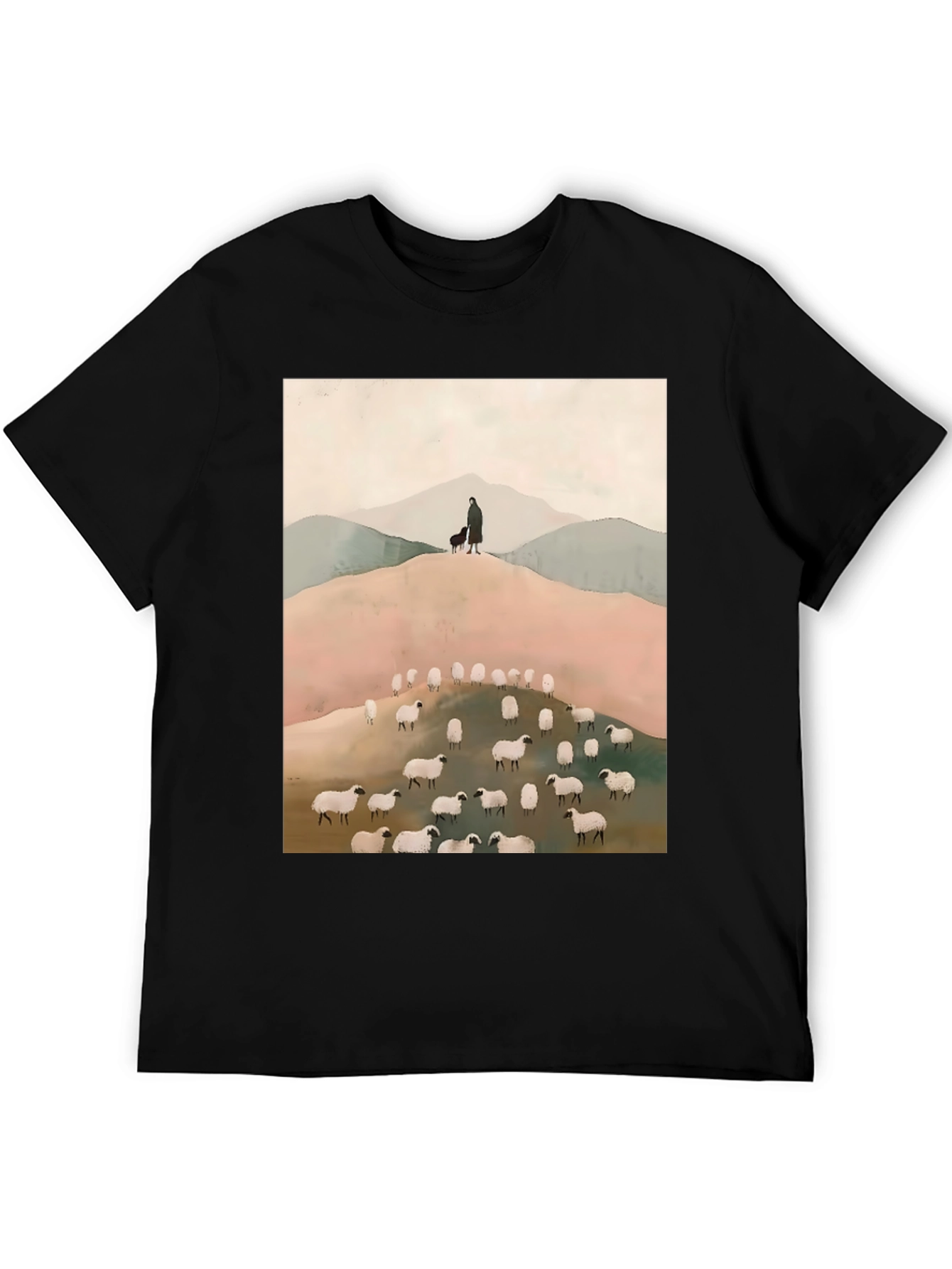 Shepherd and Sheep Graphic Tee