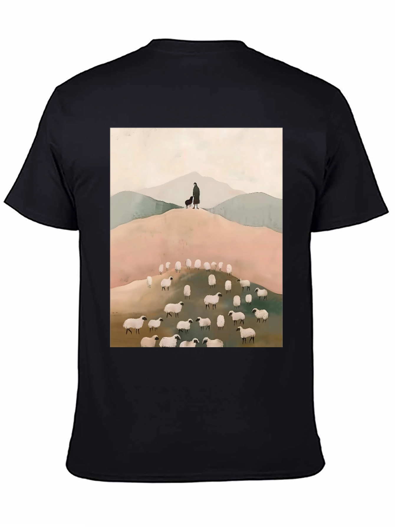 Shepherd and Sheep Graphic Tee