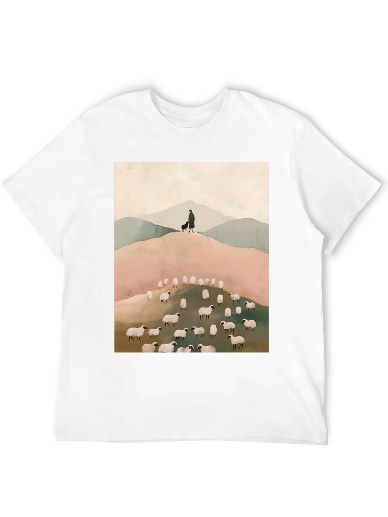 Shepherd and Sheep Graphic Tee