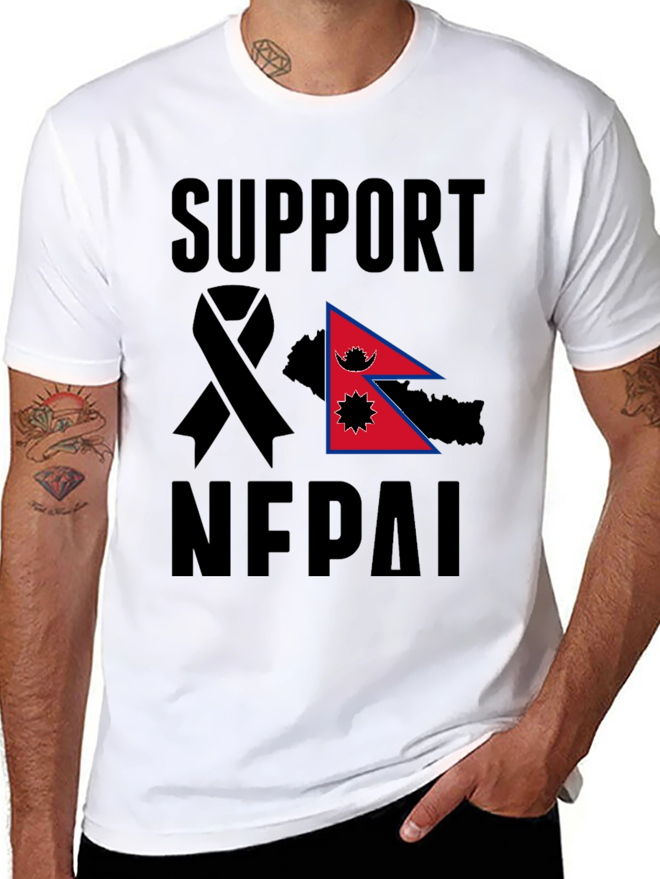 Support Nepal T-Shirt | Solidarity Tee