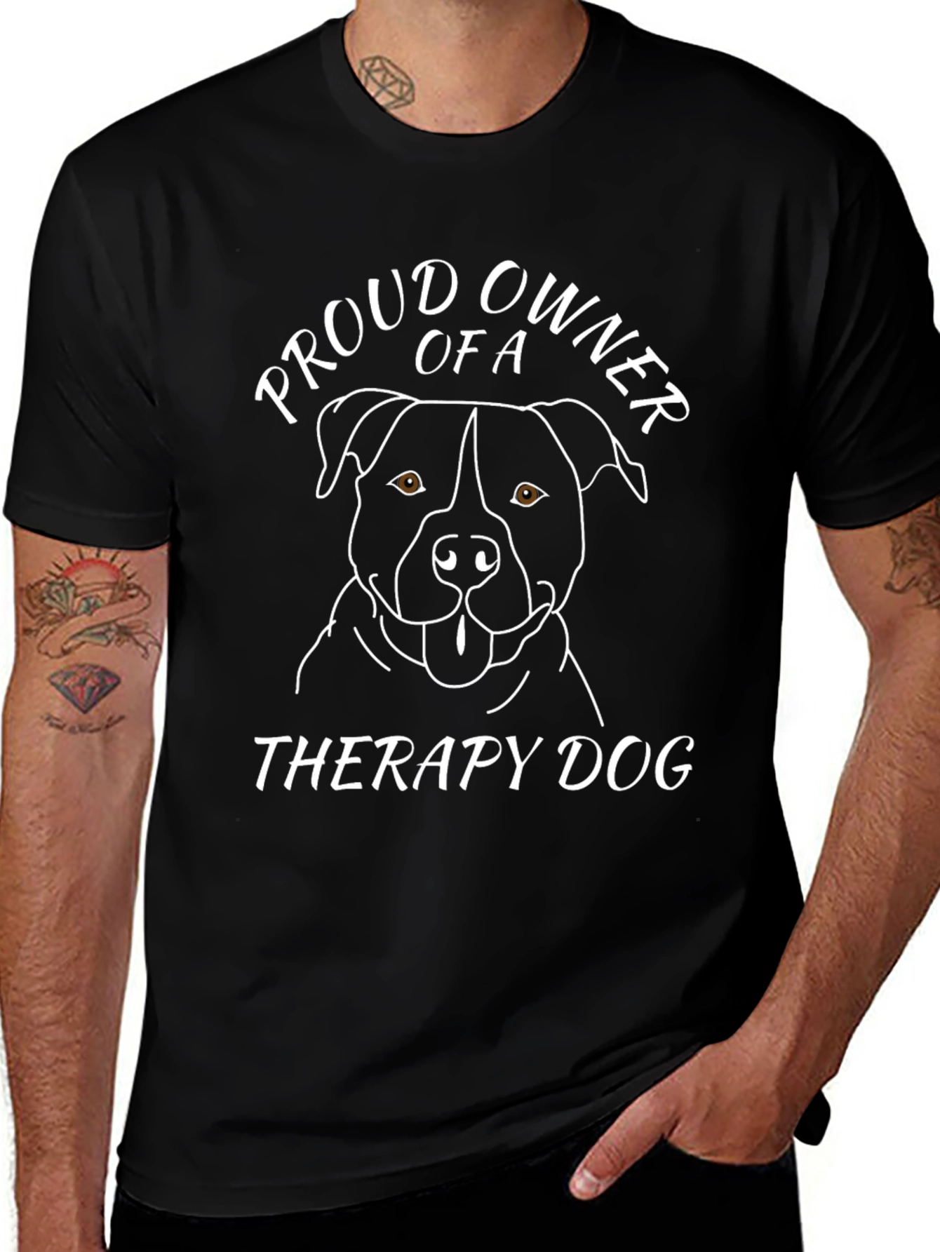 Proud Therapy Dog Owner T-Shirt