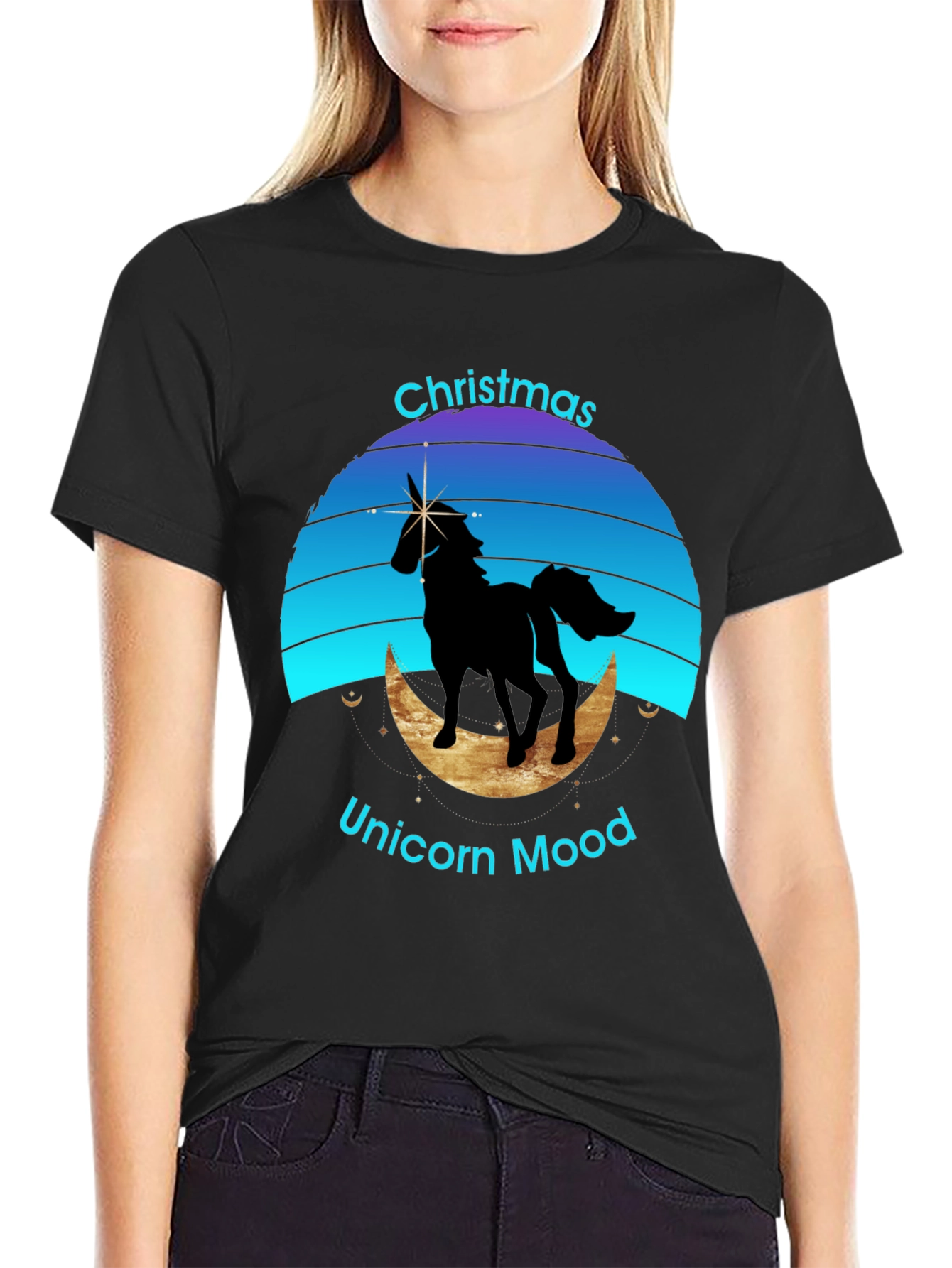 Christmas Unicorn Mood T-Shirt
