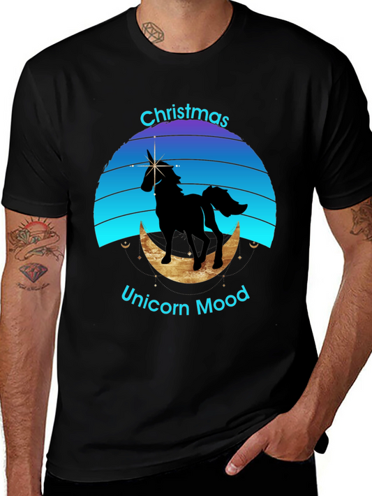 Christmas Unicorn Mood T-Shirt