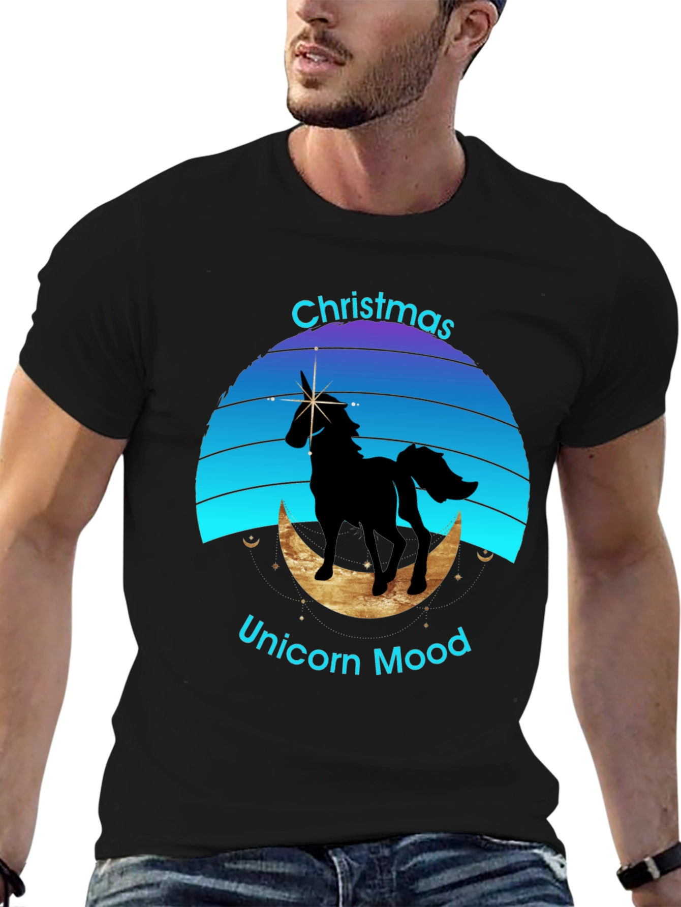 Christmas Unicorn Mood T-Shirt