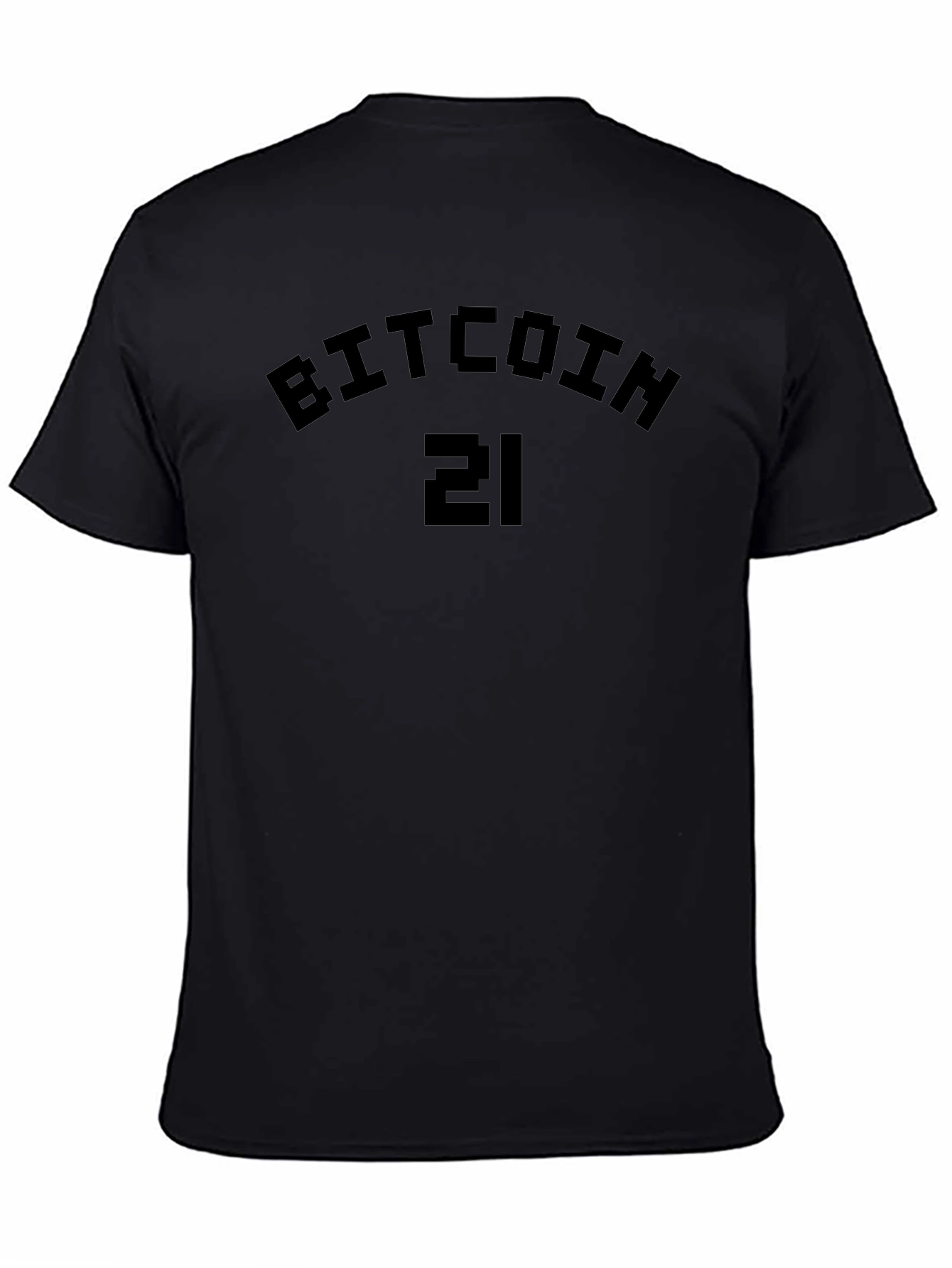Bitcoin 21 Black T-Shirt Crypto Tee