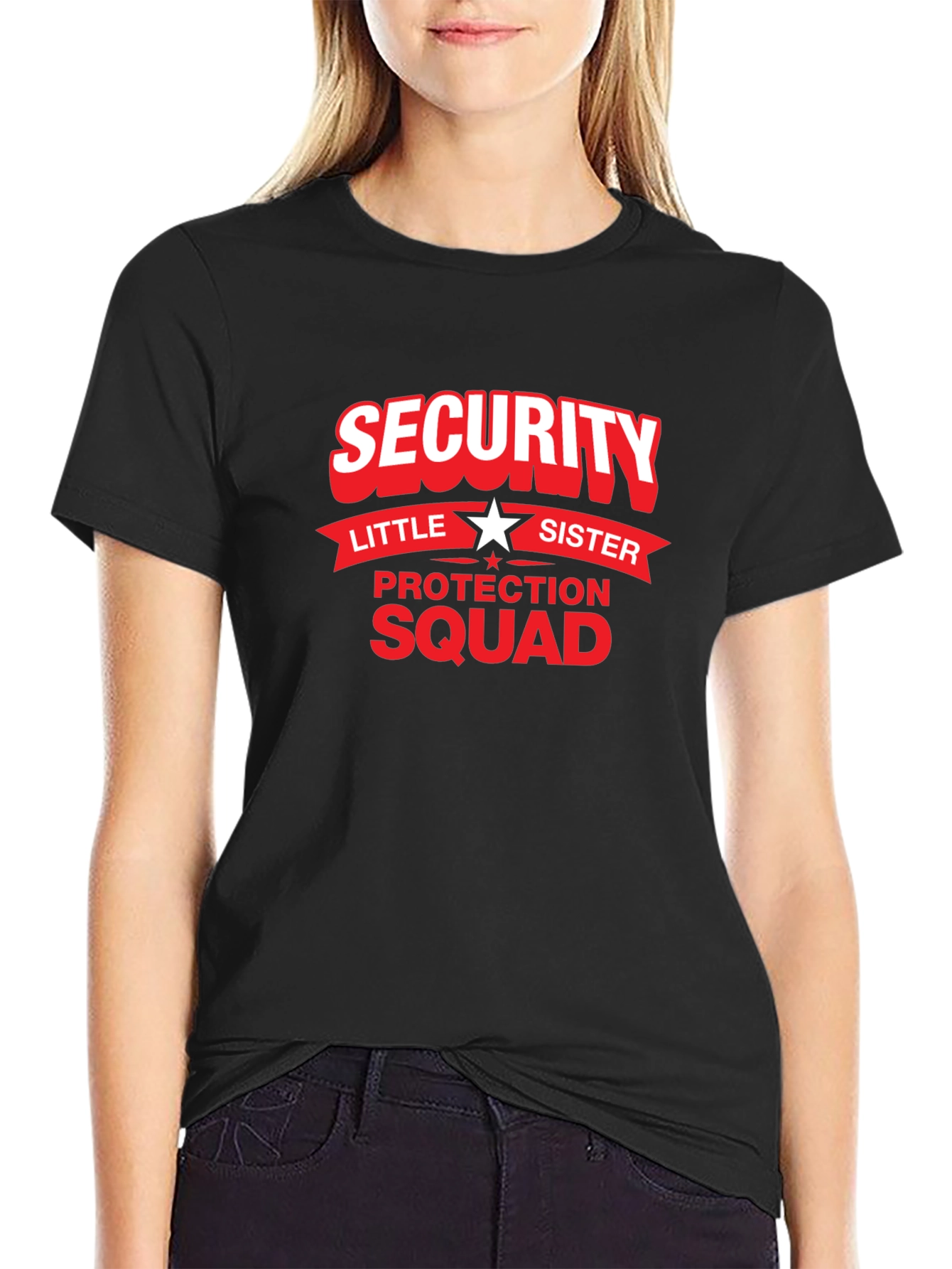 Security Little Sister Protection Squad T-Shirt