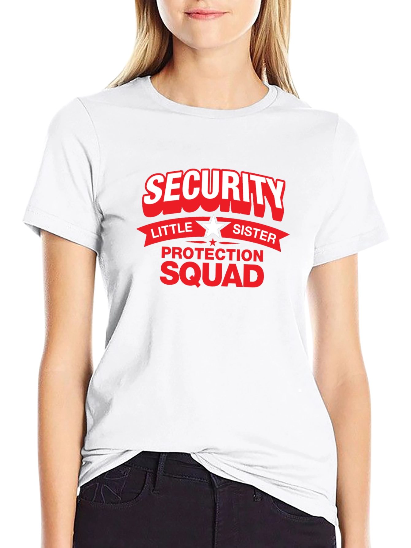Security Little Sister Protection Squad T-Shirt