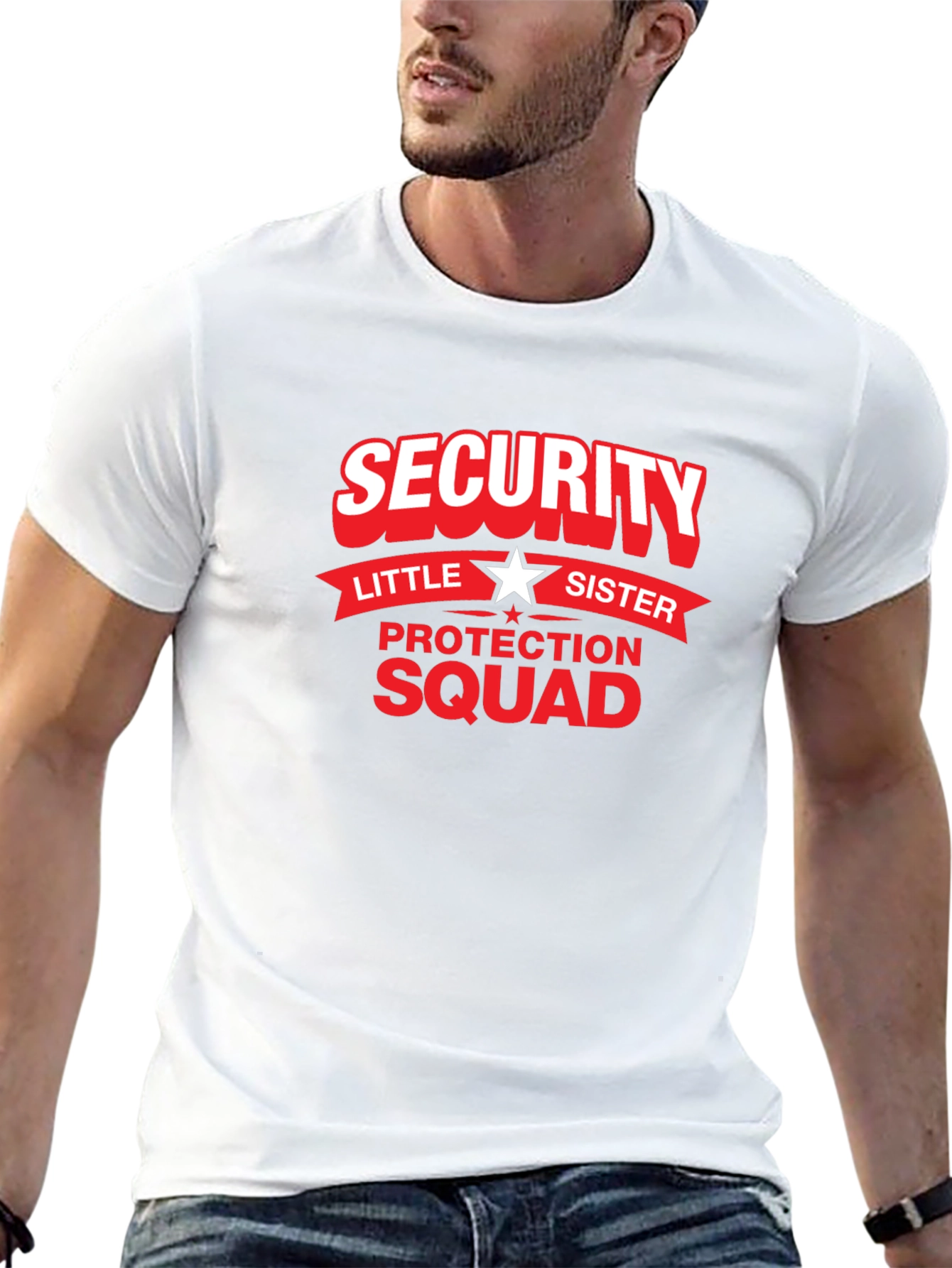 Security Little Sister Protection Squad T-Shirt