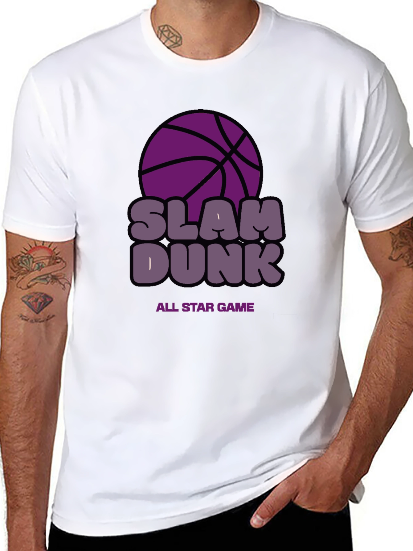 Slam Dunk All Star Game Black T-Shirt