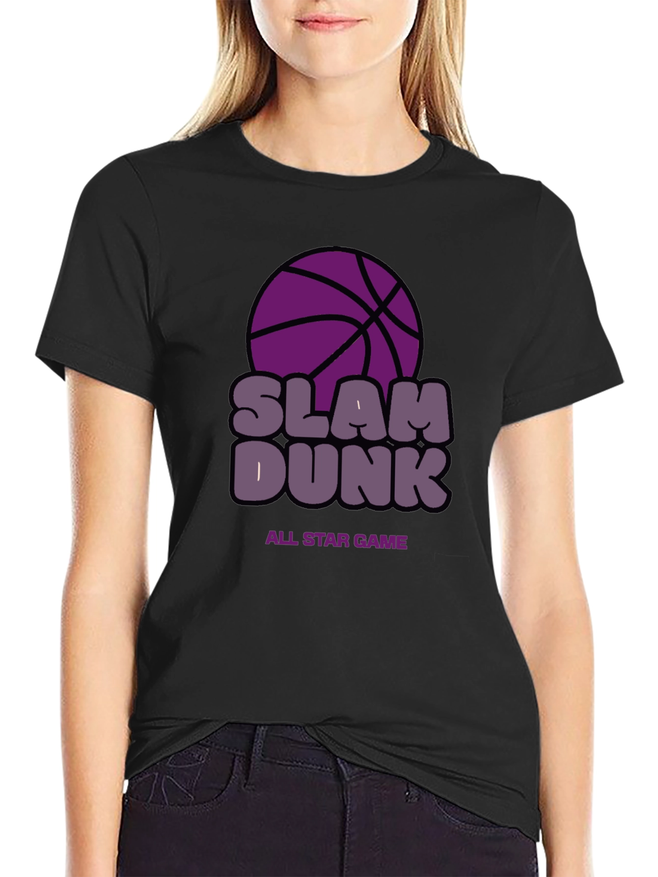 Slam Dunk All Star Game Black T-Shirt