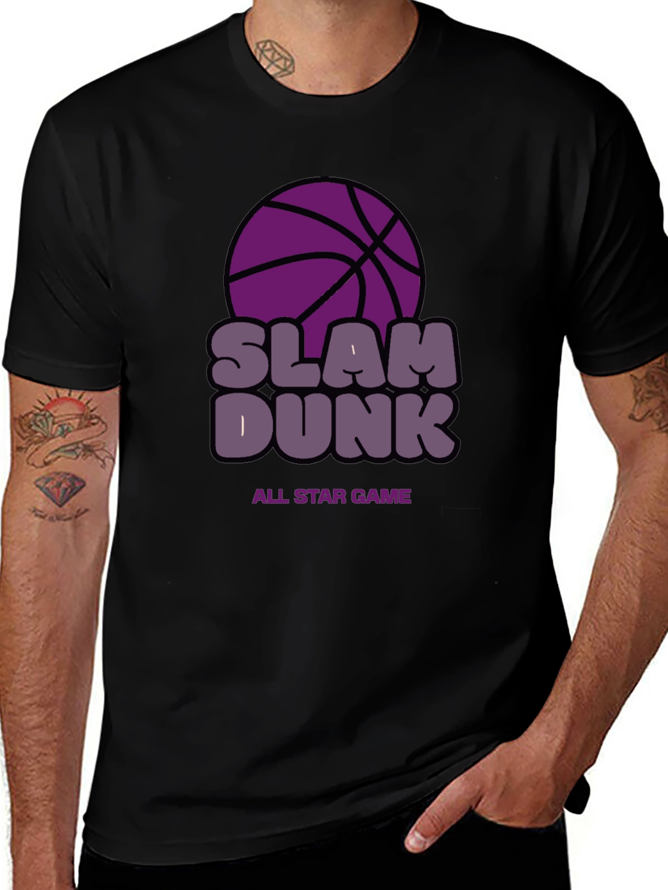 Slam Dunk All Star Game Black T-Shirt