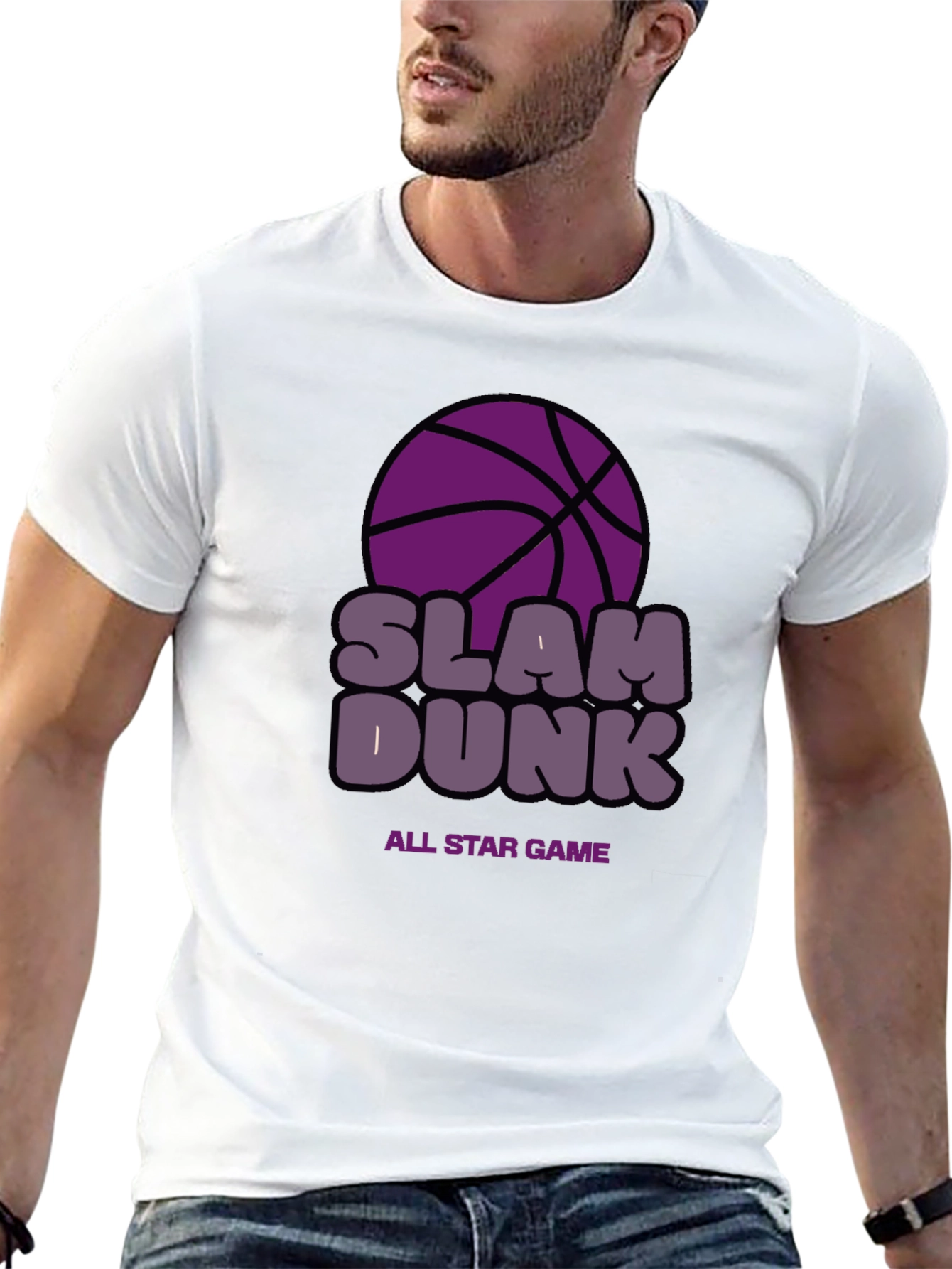Slam Dunk All Star Game Black T-Shirt