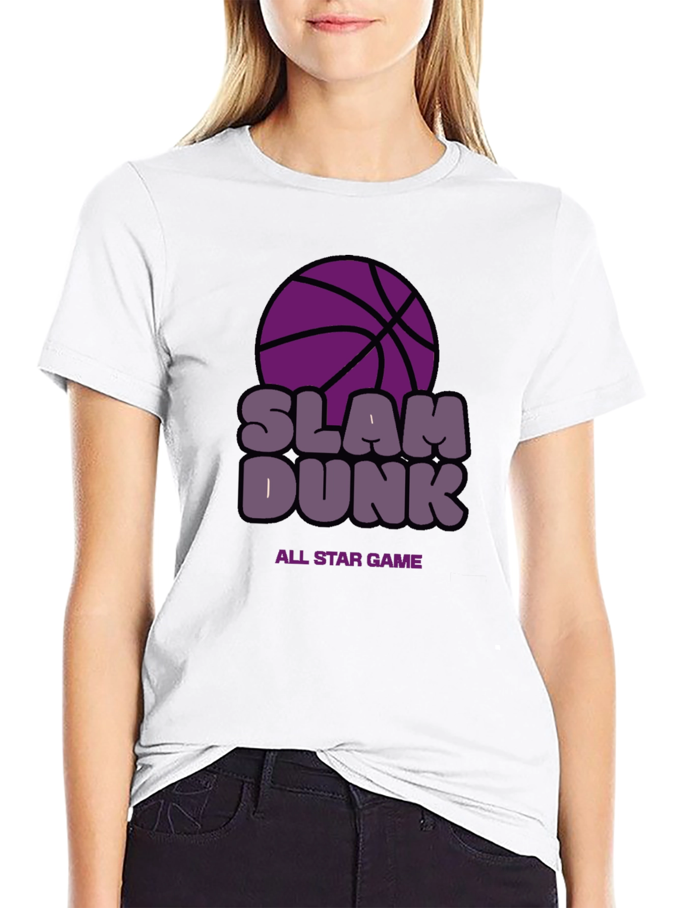 Slam Dunk All Star Game Black T-Shirt
