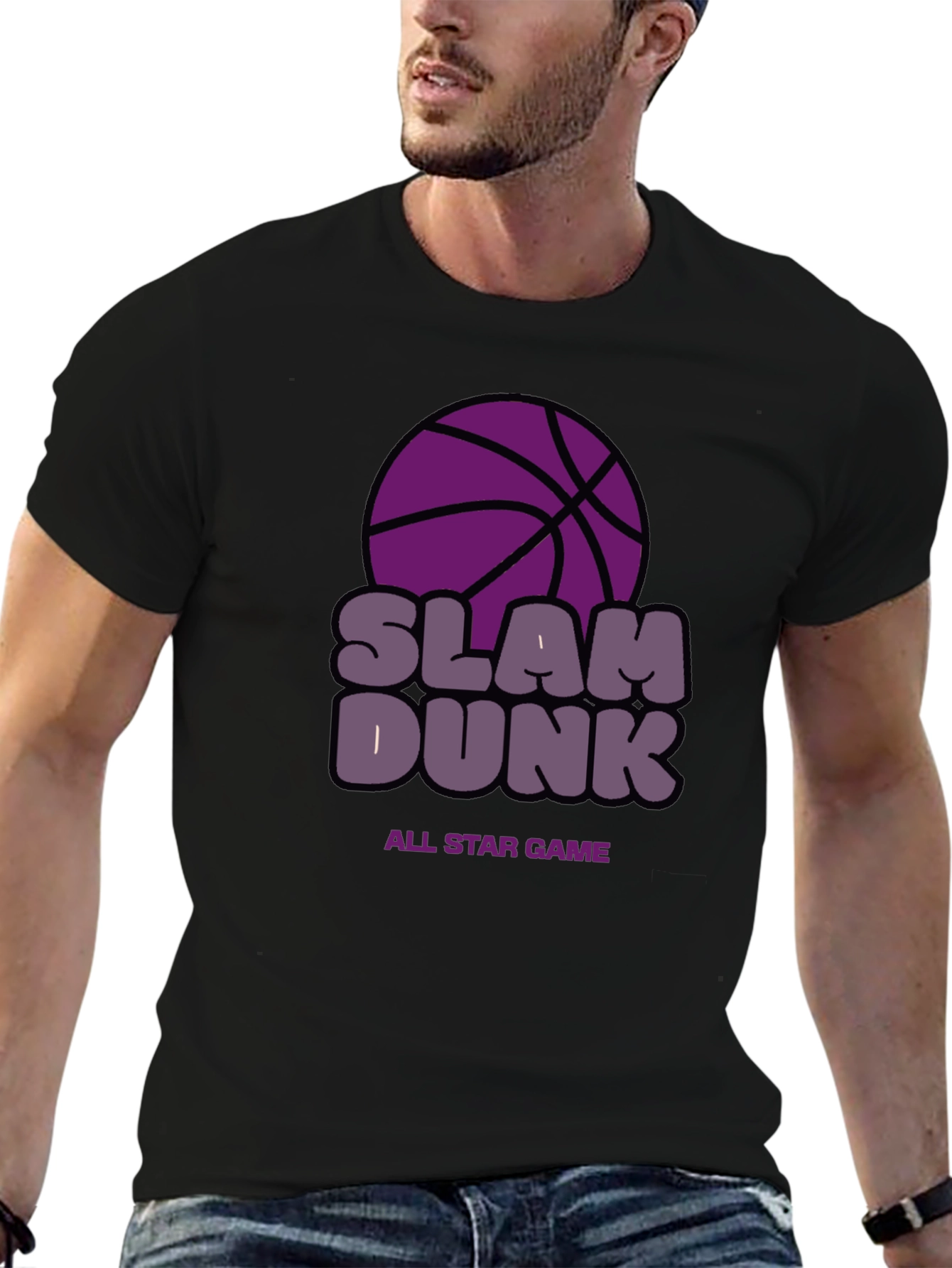 Slam Dunk All Star Game Black T-Shirt