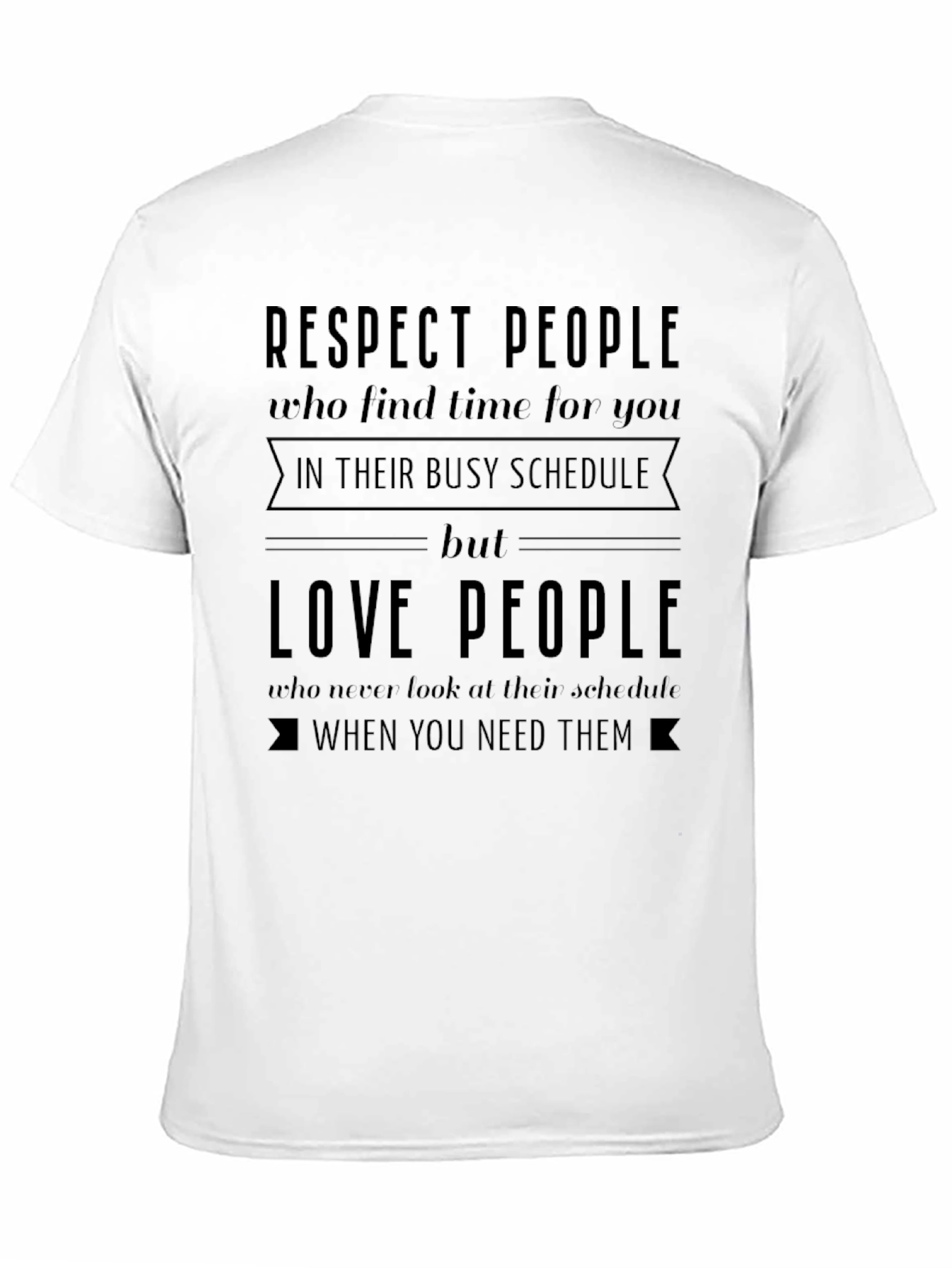 Respect & Love T-Shirt | Inspirational Quote Tee