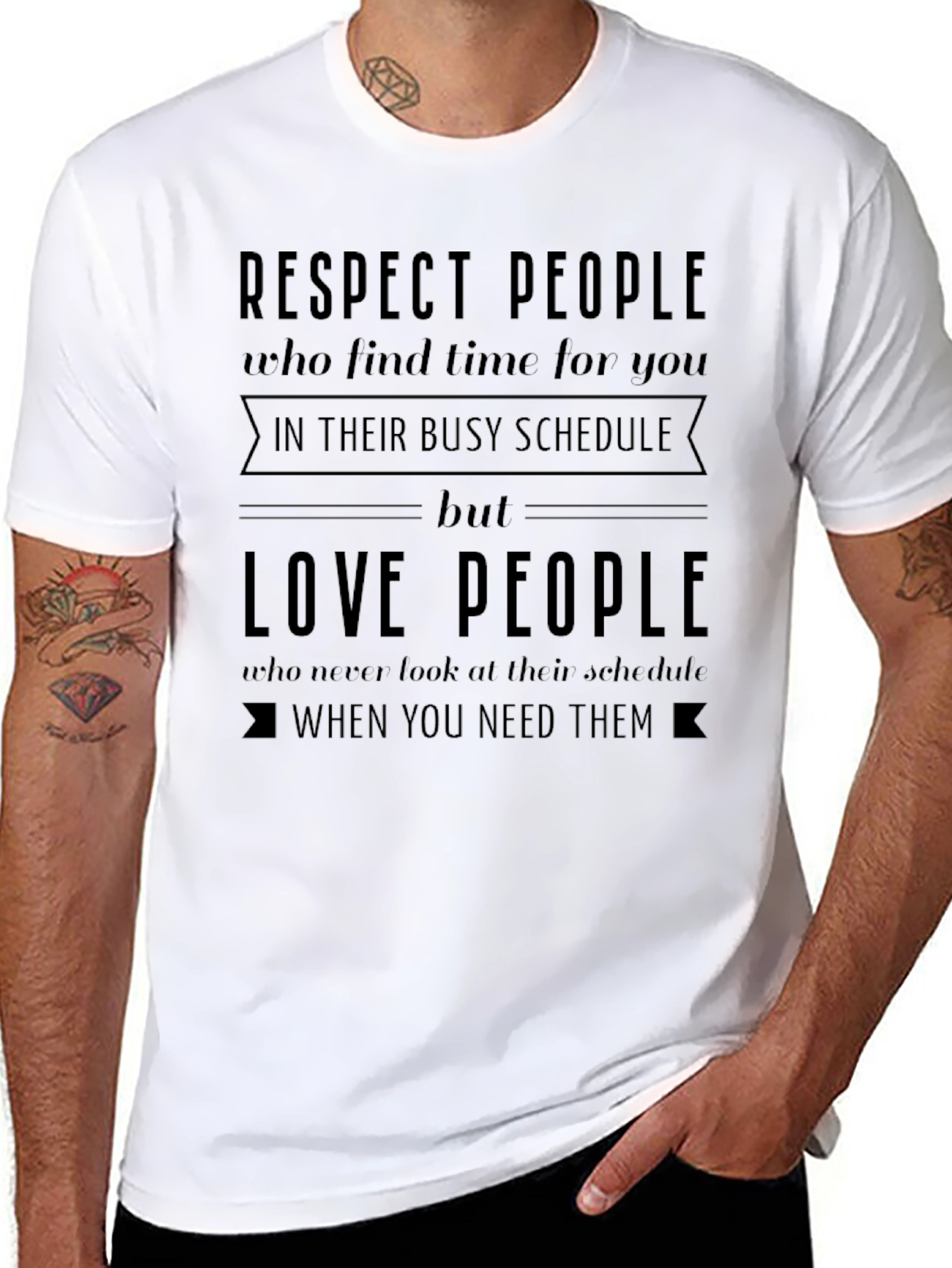 Respect & Love T-Shirt | Inspirational Quote Tee