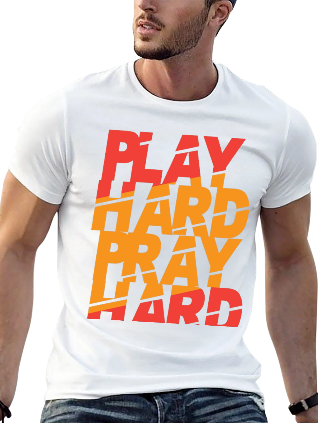 Play Hard Pray Hard Graphic Tee