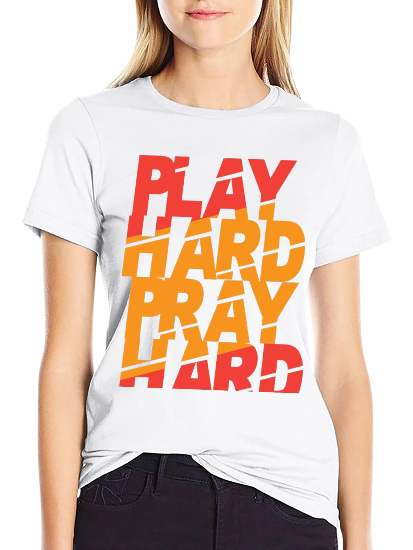 Play Hard Pray Hard Graphic Tee
