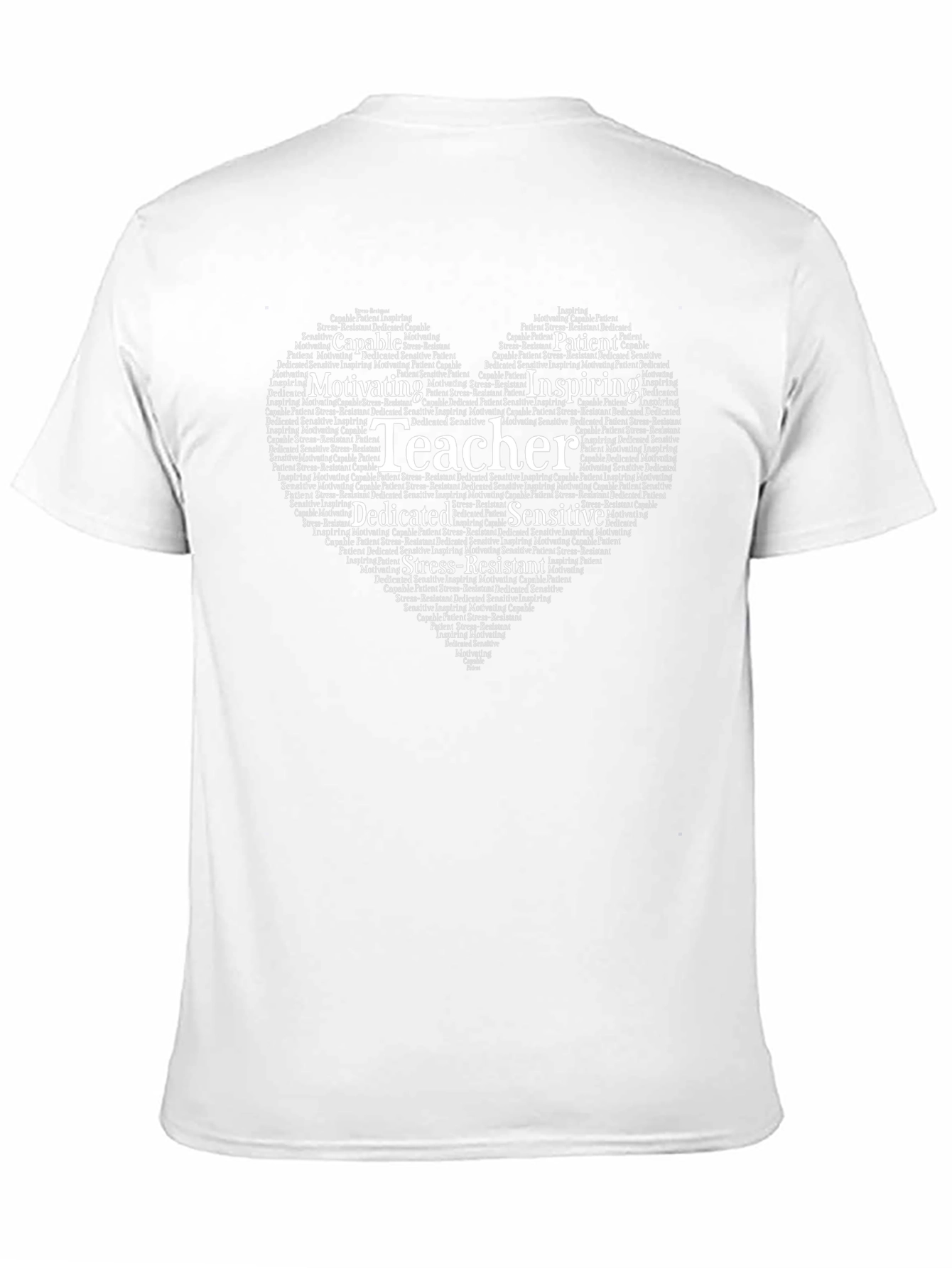 Teacher Word Art Heart T-Shirt